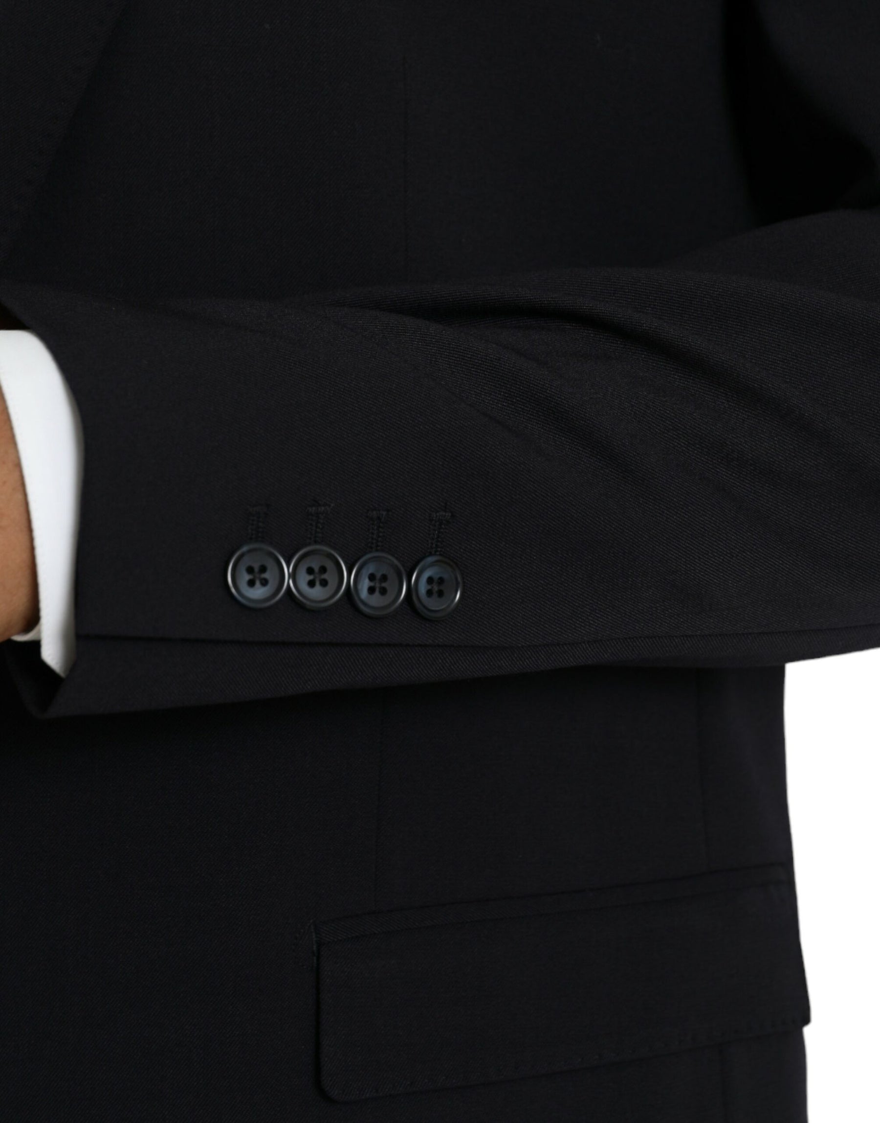 Dolce & Gabbana Black MARTINI Single Breasted Coat Blazer | Regal Royce