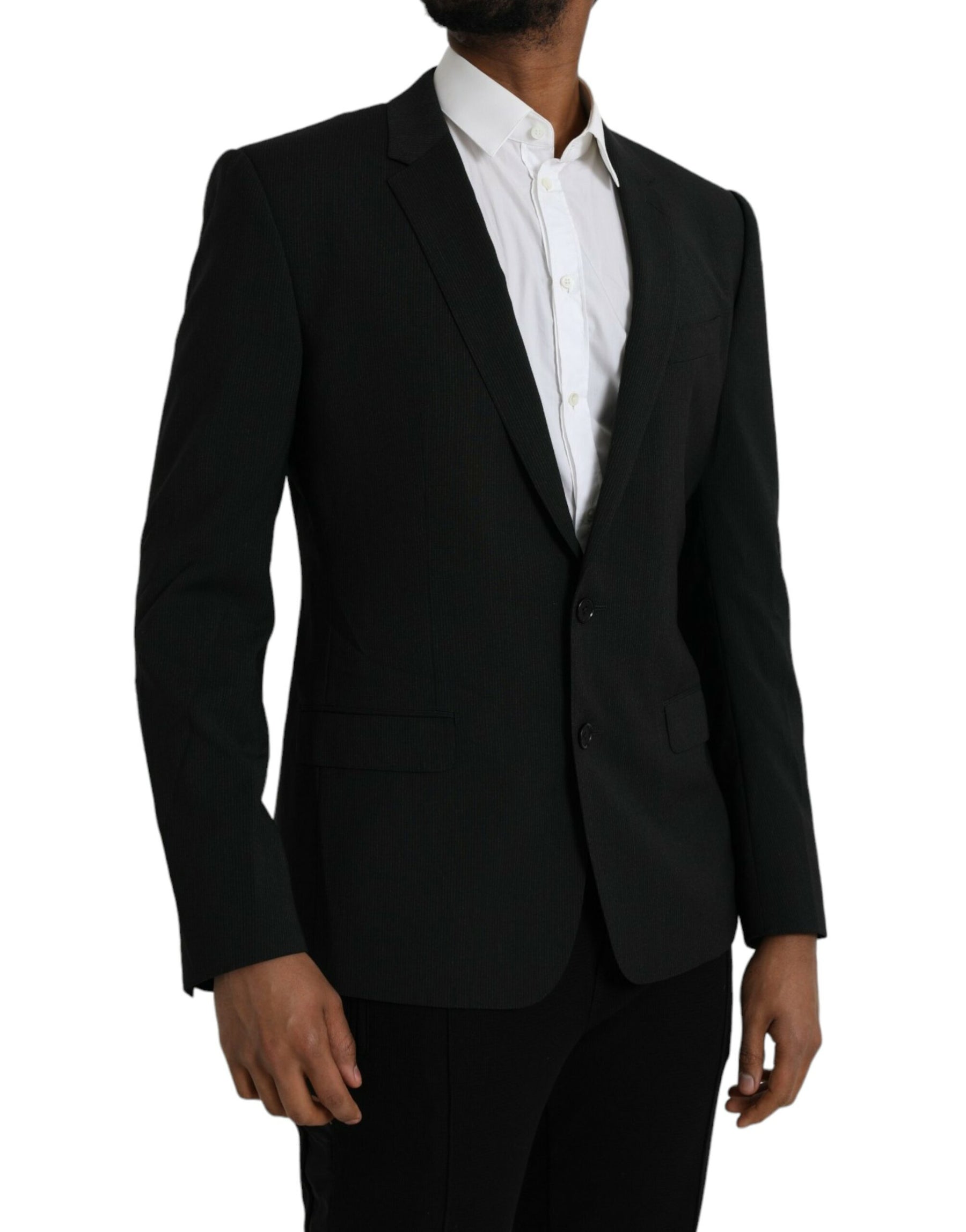 Dolce & Gabbana Blue MARTINI Shawl Single Breasted Blazer | Regal Royce