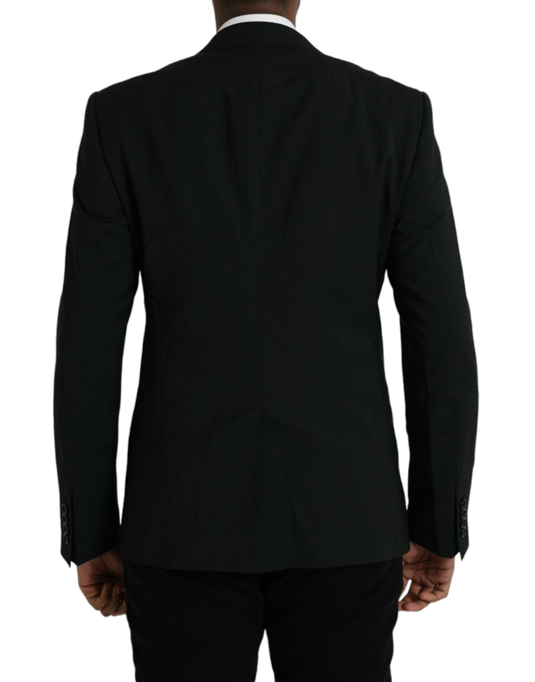 Dolce & Gabbana Blue MARTINI Shawl Single Breasted Blazer | Regal Royce