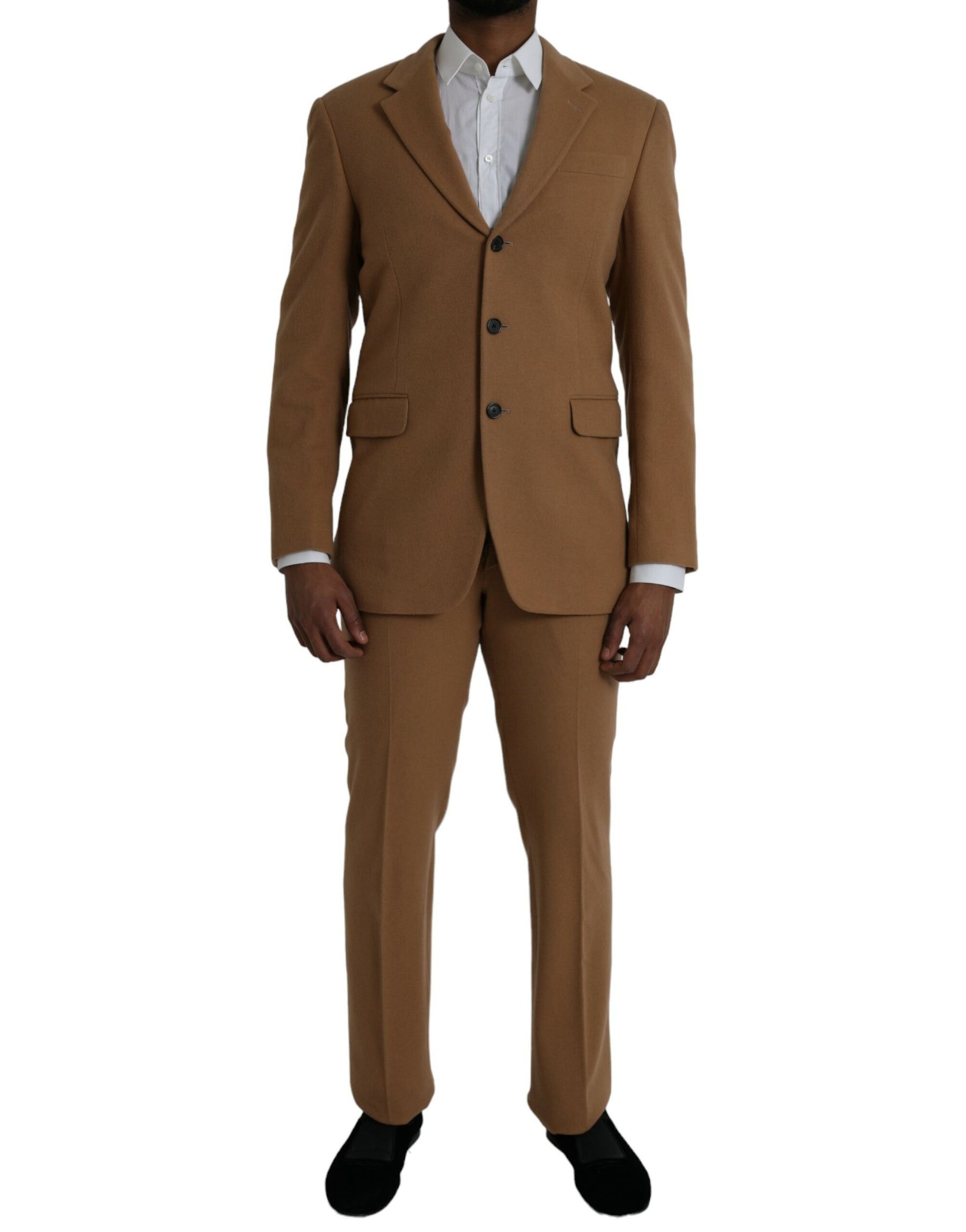 Prada Brown Cashmere 2 Piece Single Breasted Suit | Regal Royce
