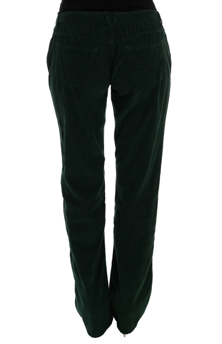 Dolce & Gabbana Green Cotton Corduroys Jeans | Regal Royce