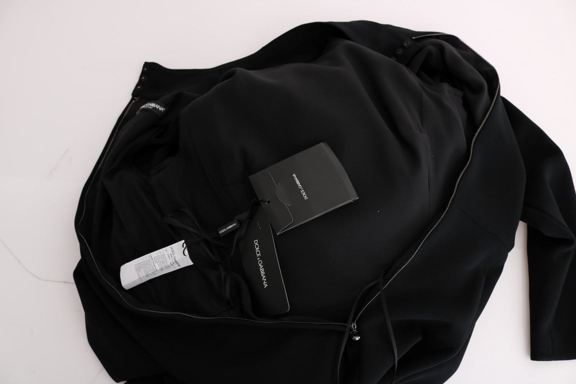 Dolce & Gabbana Black Stretch Long Gown Sheath Dress | Regal Royce