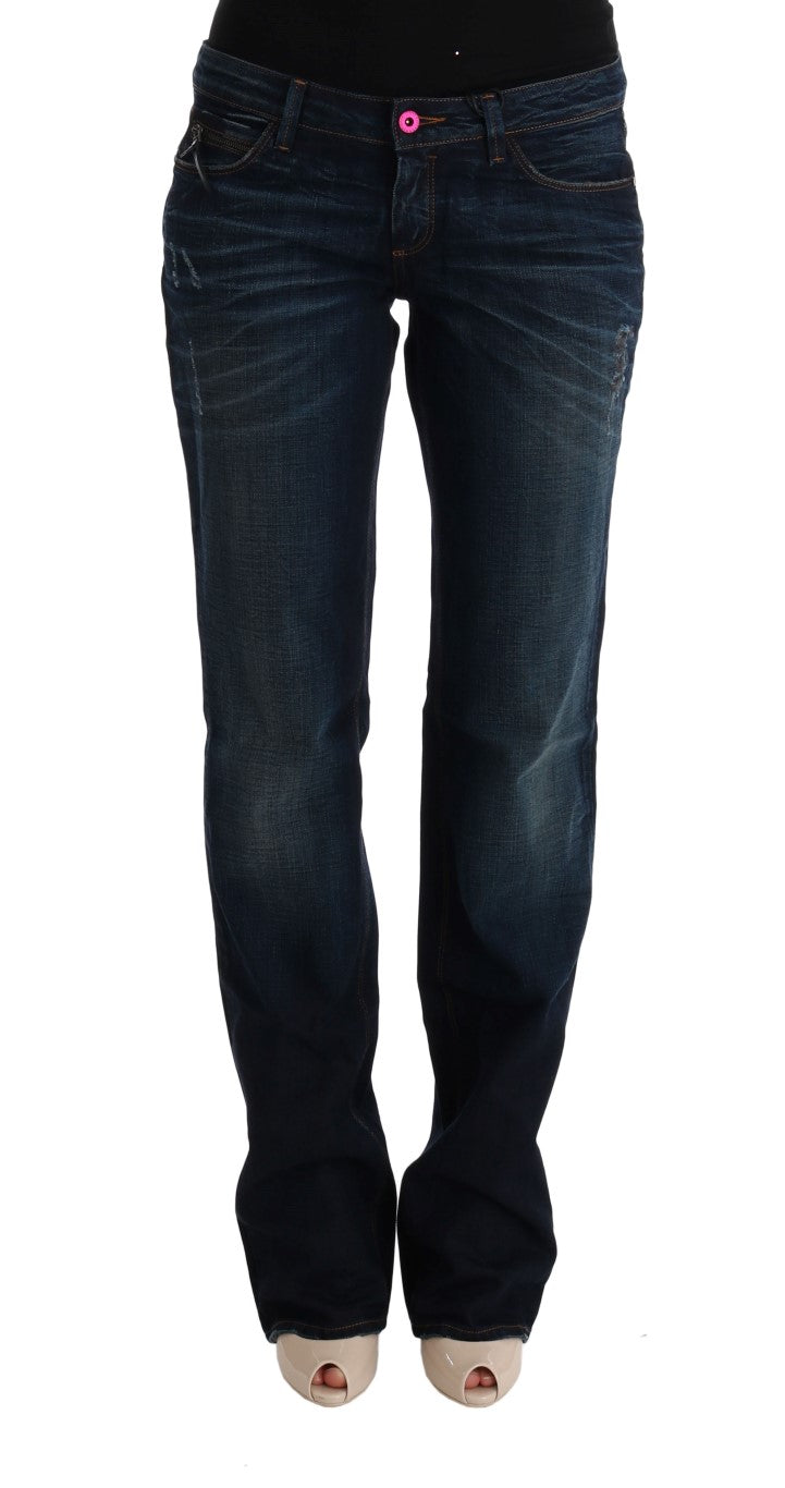Costume National Blue Cotton Regular Fit Denim Jeans | Regal Royce
