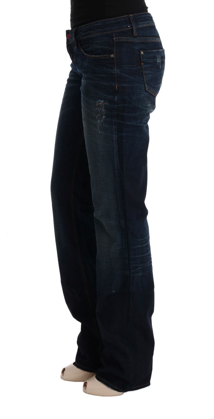 Costume National Blue Cotton Regular Fit Denim Jeans | Regal Royce