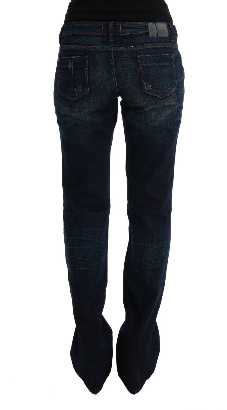 Costume National Blue Cotton Regular Fit Denim Jeans | Regal Royce