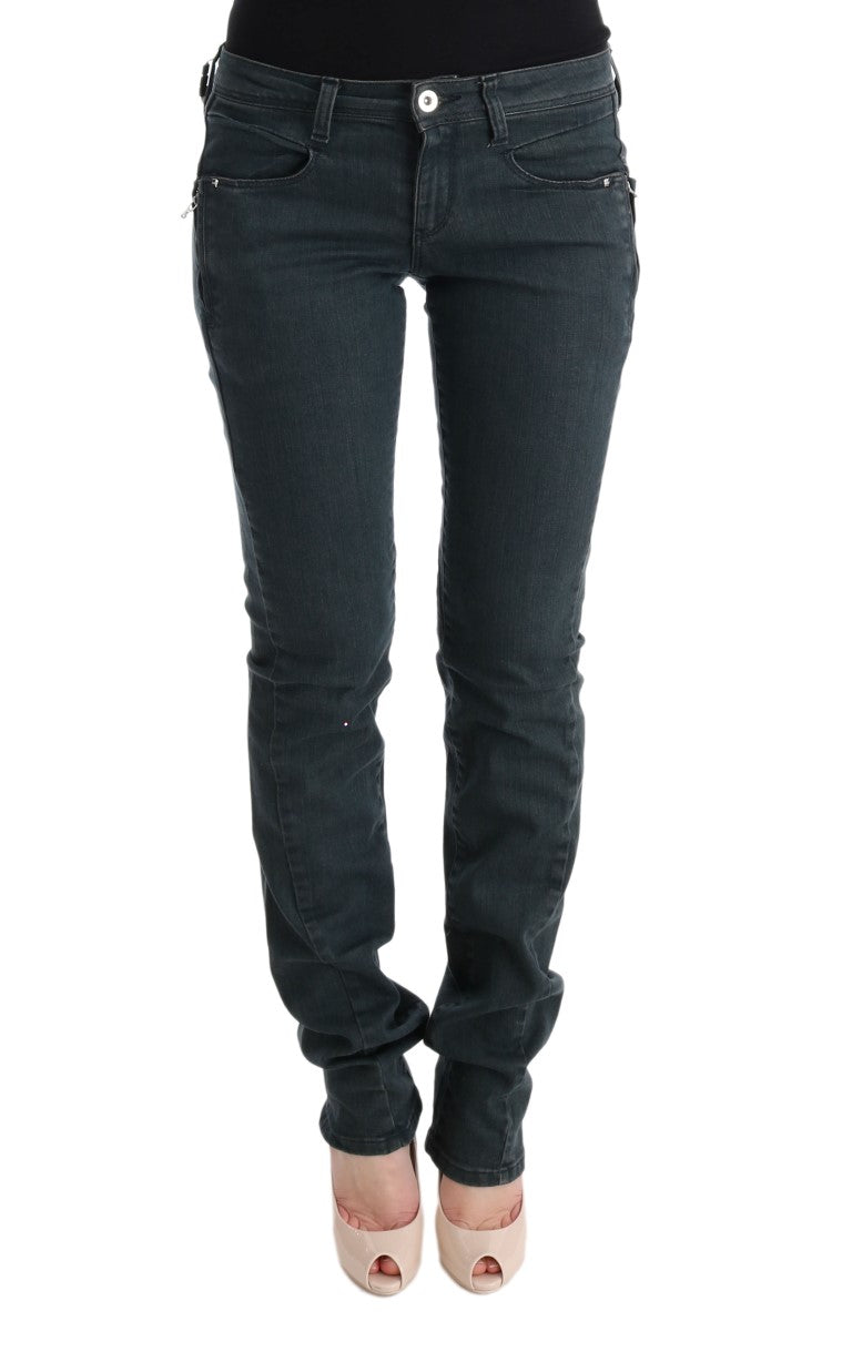 Costume National Gray Cotton Superslim Denim Jeans | Regal Royce