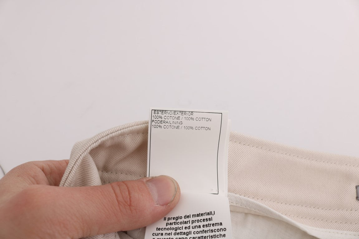 Ermanno Scervino White Slim Fit Casual Jeans | Regal Royce