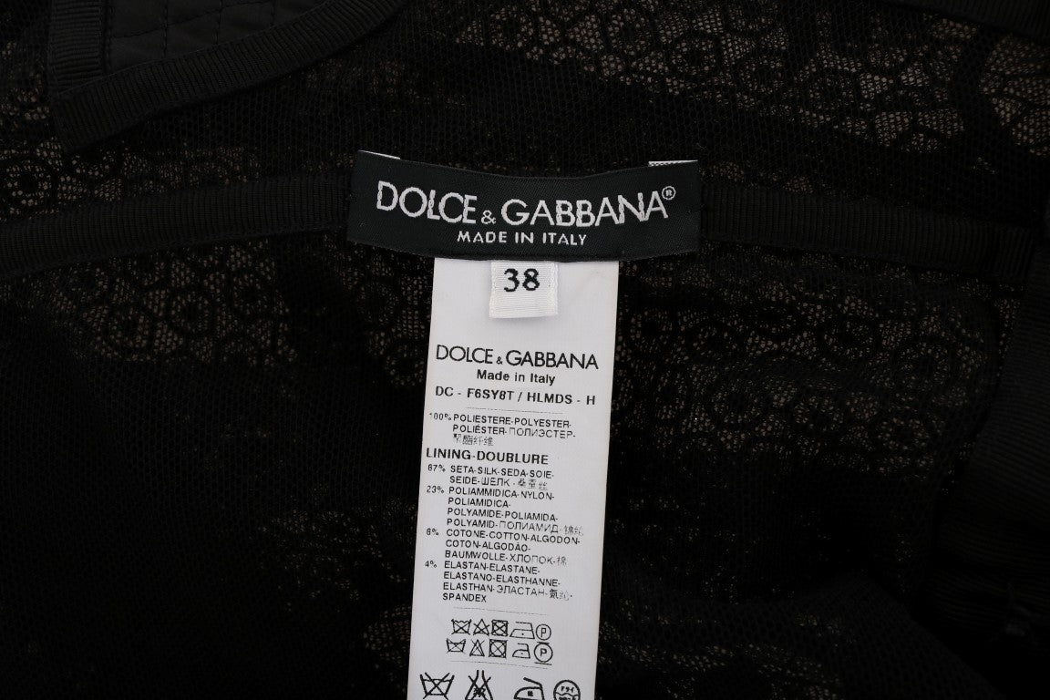 Dolce & Gabbana Black Floral Sheath Dress | Regal Royce