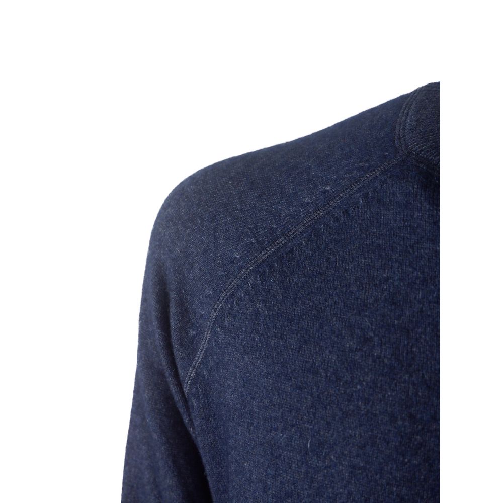 Emilio Romanelli Blue Cashmere Sweater
