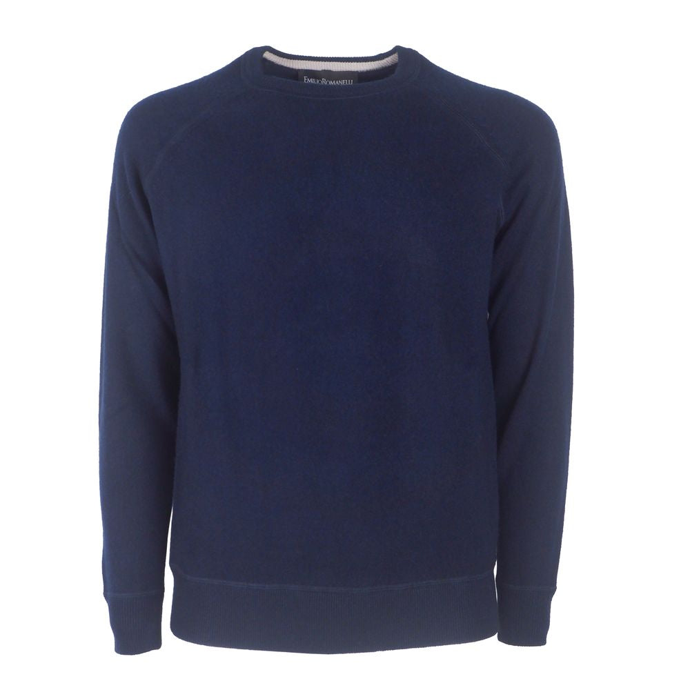 Emilio Romanelli Blue Cashmere Sweater