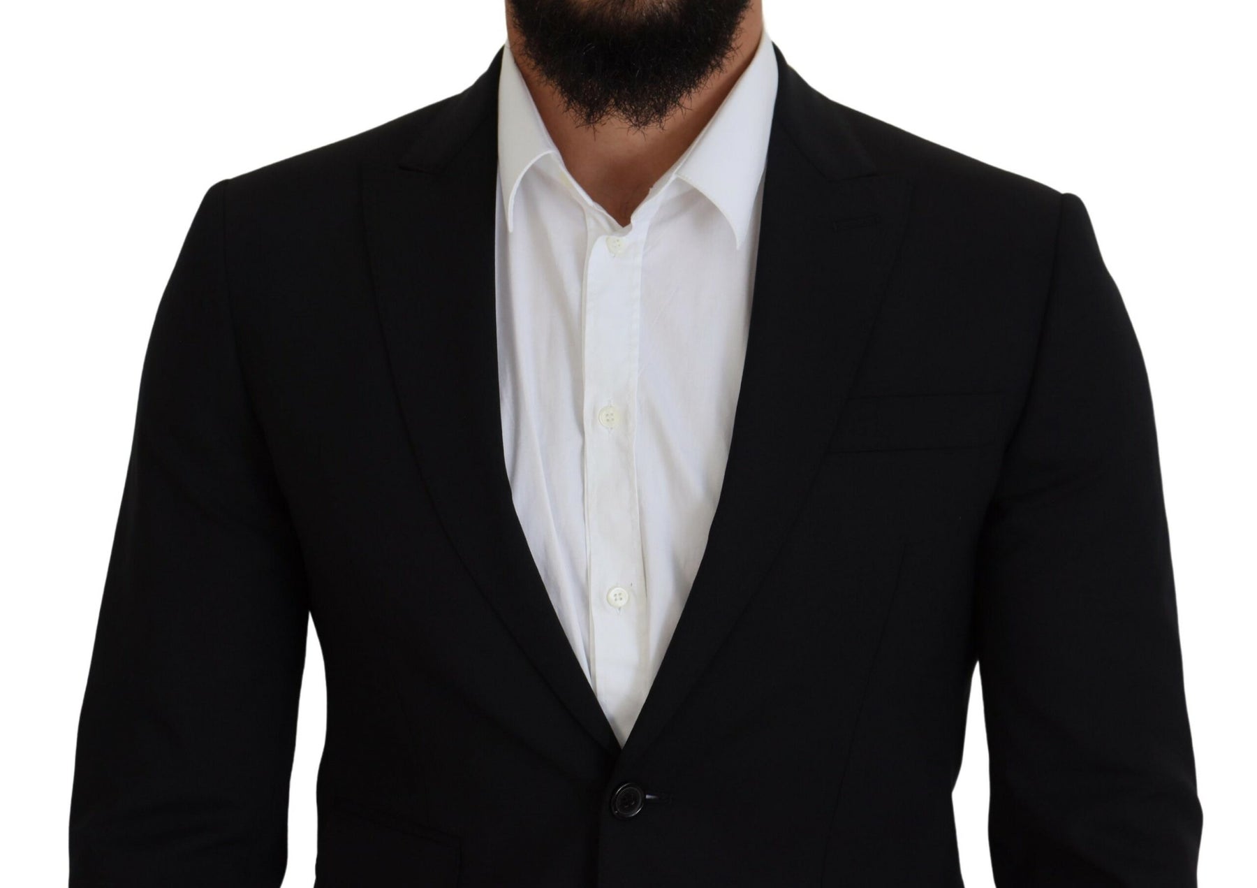 Dsquared² Black Wool Single Breasted 2 Piece LONDON Suit | Regal Royce