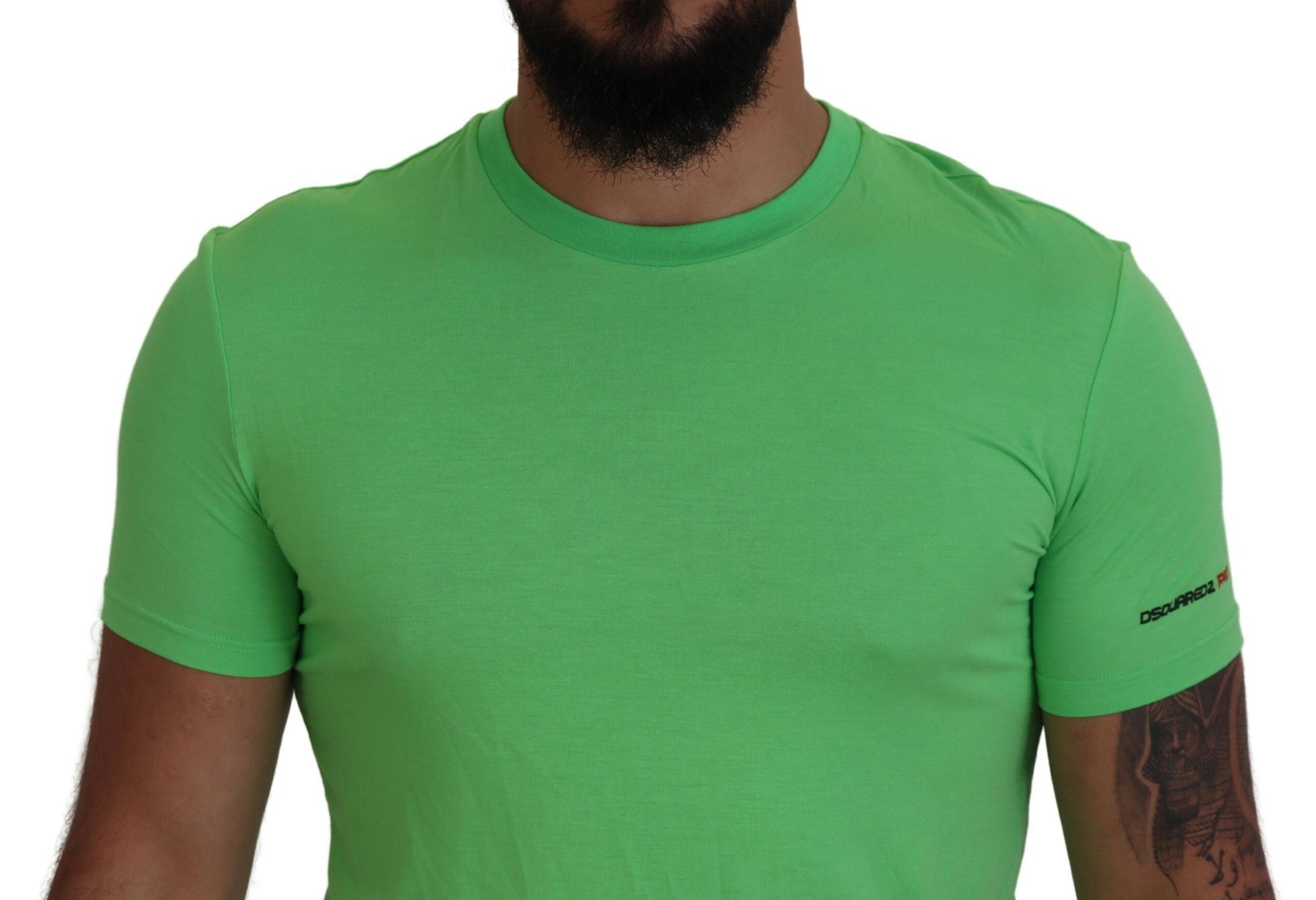 Dsquared² Green Modal Short Sleeves Crewneck T-shirt | Regal Royce