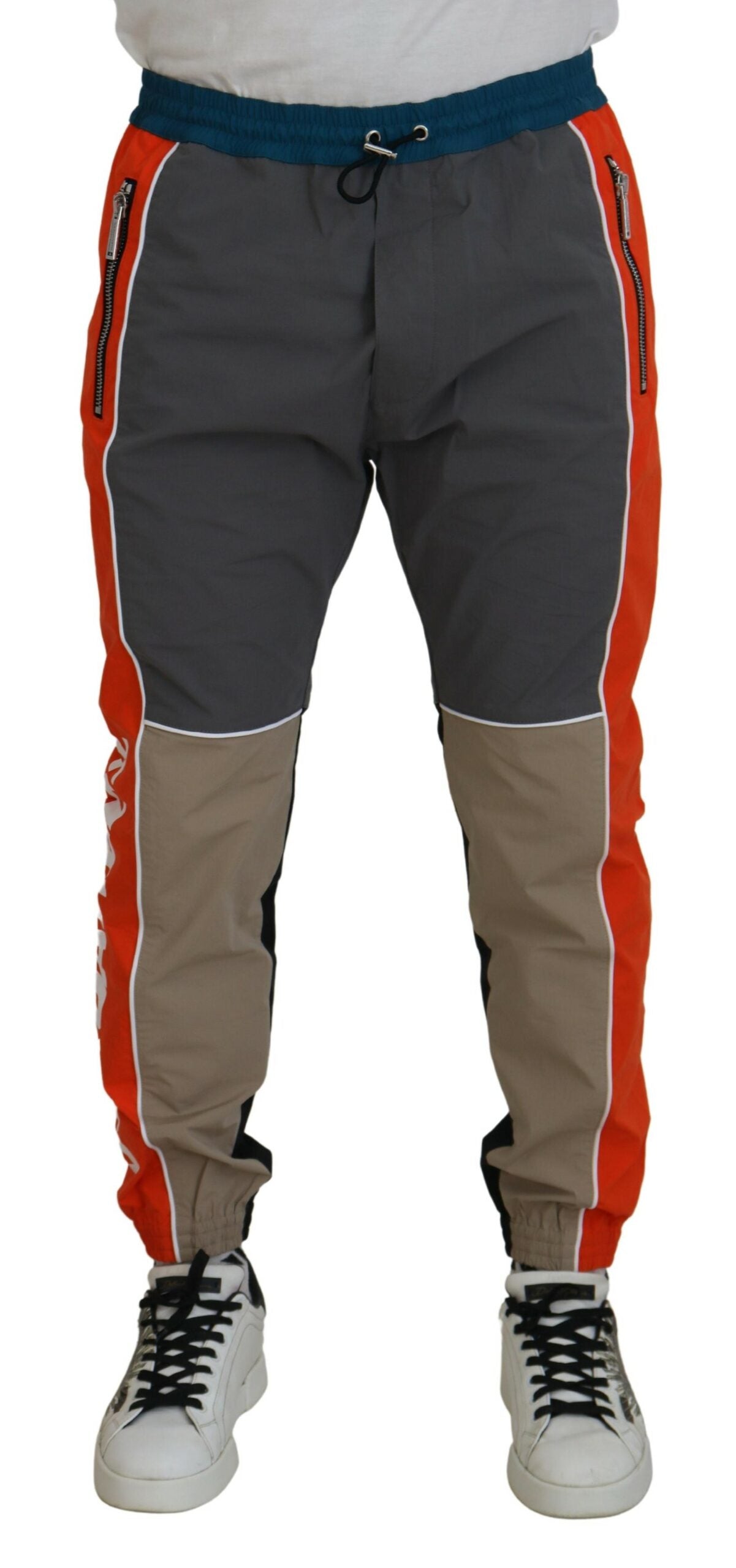 Dsquared² Multicolor Patchwork Cotton Jogging Pants | Regal Royce