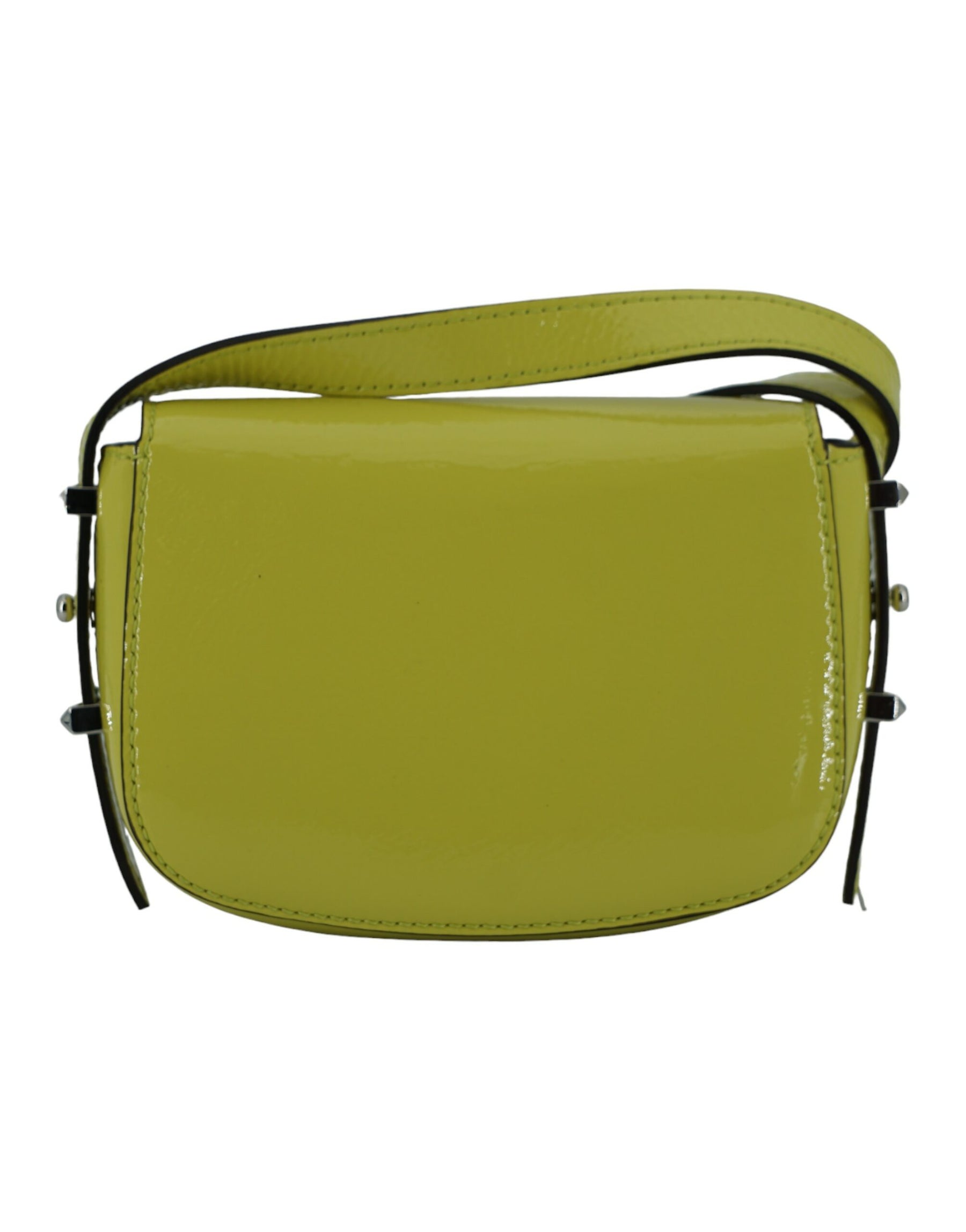 Jimmy Choo Lime Yellow Leather Small Shoulder Bag | Regal Royce