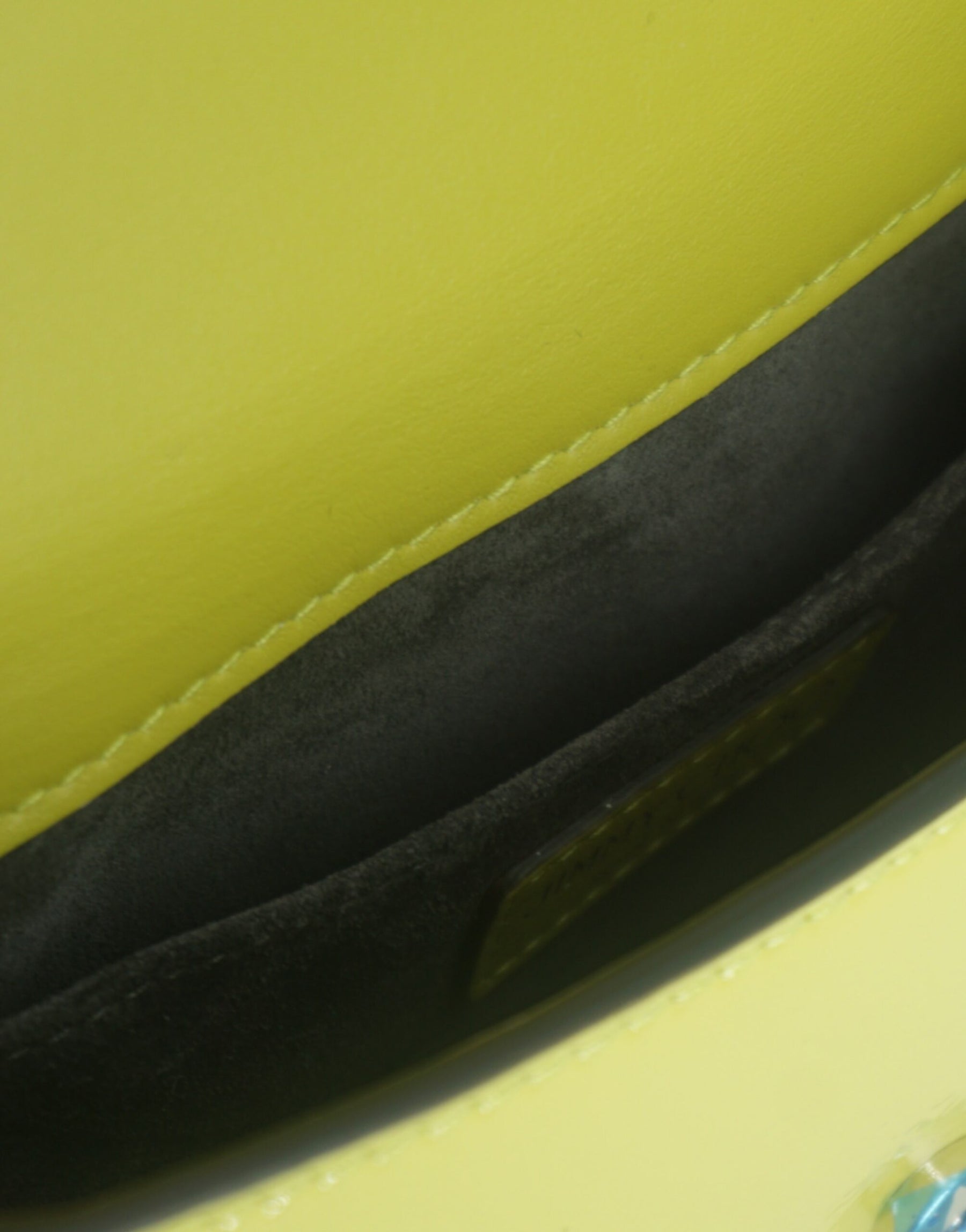 Jimmy Choo Lime Yellow Leather Small Shoulder Bag | Regal Royce