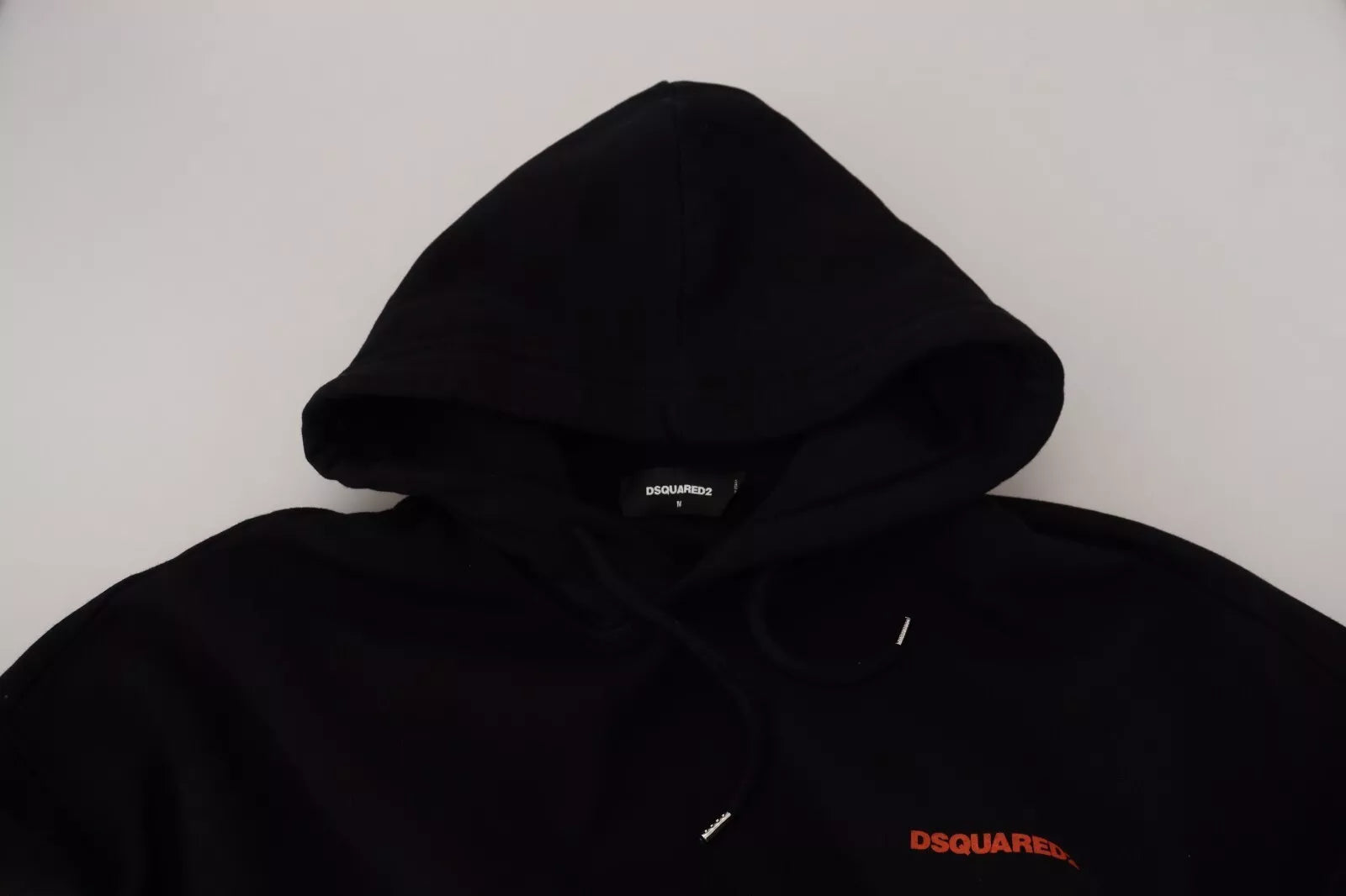 Dsquared² Black Red Cotton Hooded Tie Dye Pullover Sweater | Regal Royce