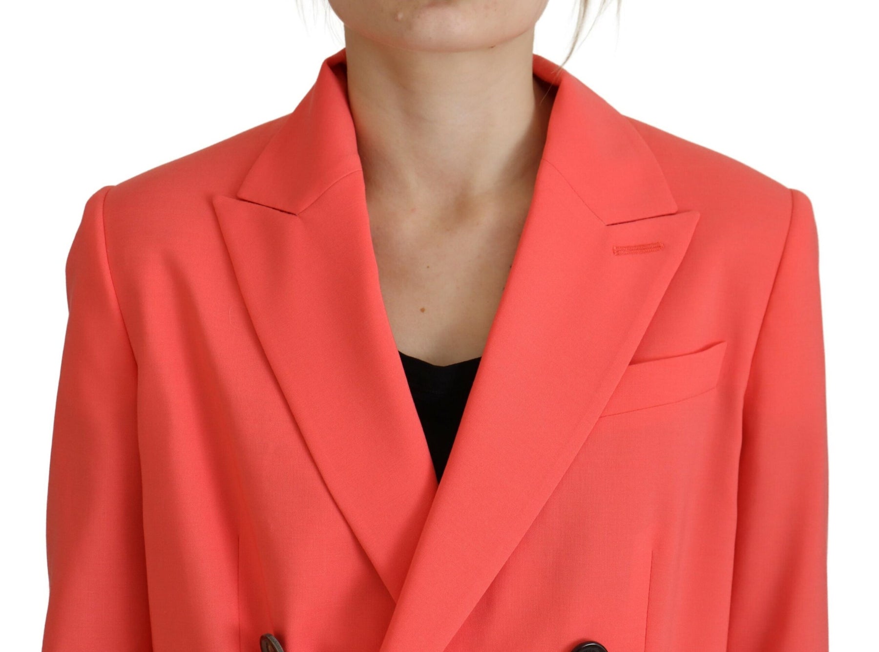 Dsquared² Pink Double Breasted Coat Blazer Jacket | Regal Royce
