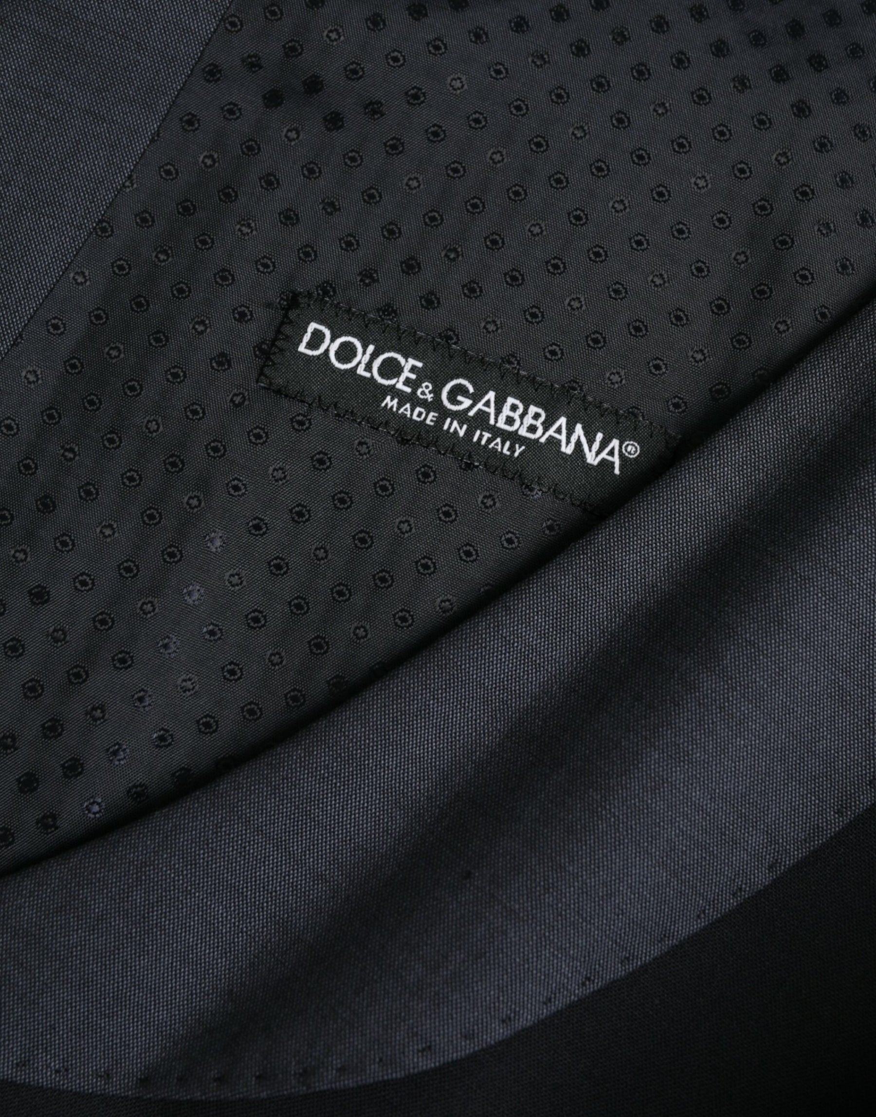Dolce & Gabbana Black Wool Waistcoat Dress Formal Vest | Regal Royce