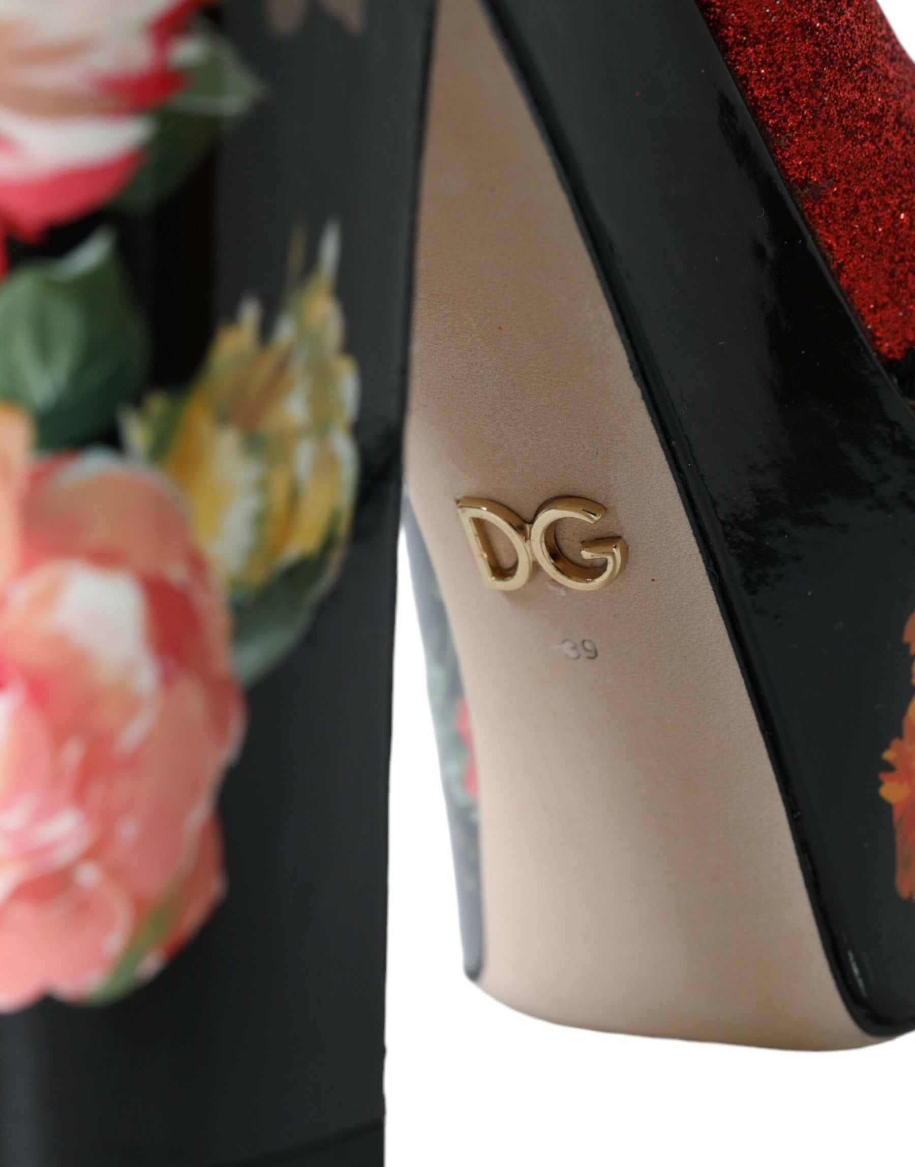 Dolce & Gabbana Multicolor Floral Crystal Platform Sandals Shoes | Regal Royce