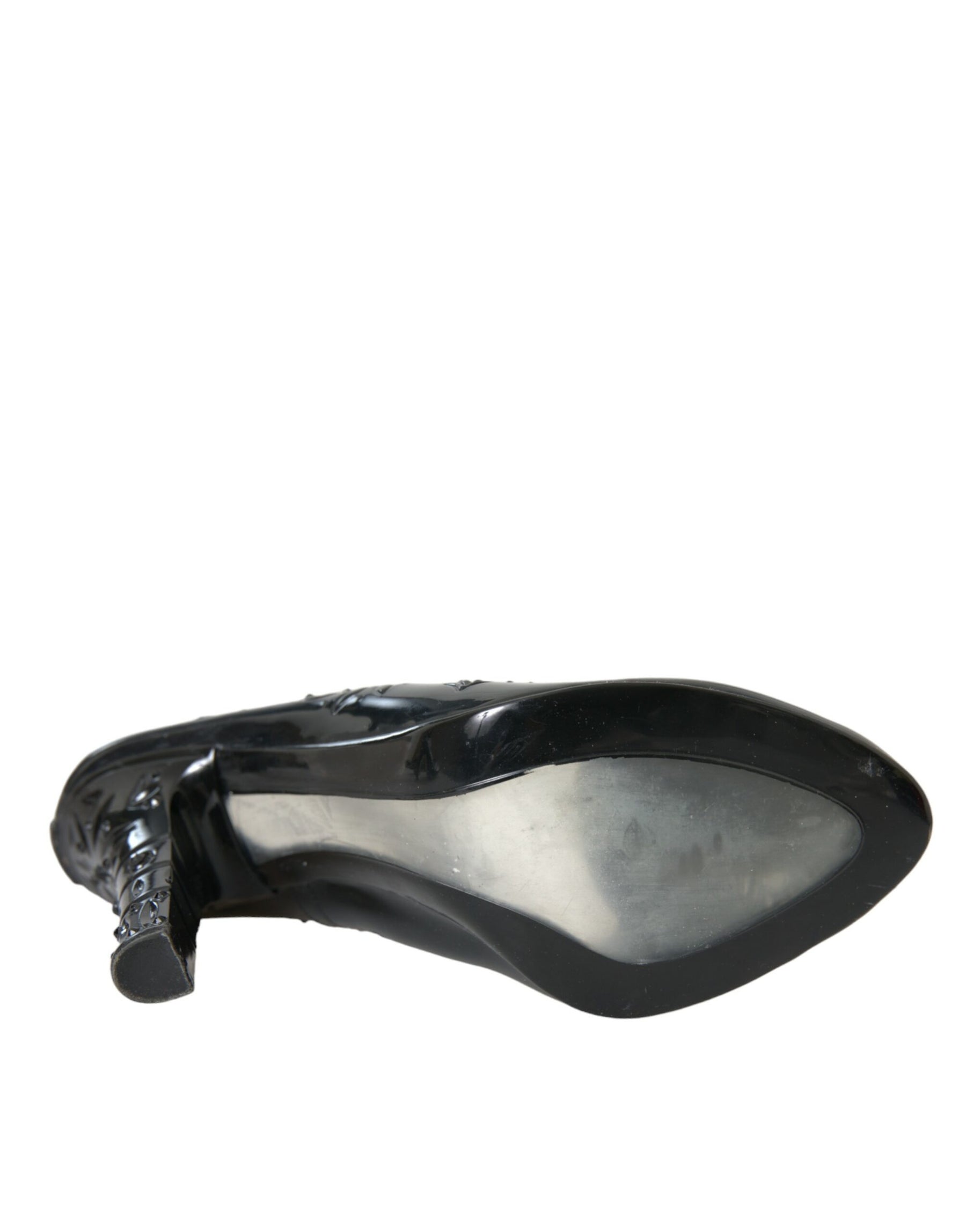 Dolce & Gabbana Black Crystal CINDERELLA Heels Pumps Shoes | Regal Royce