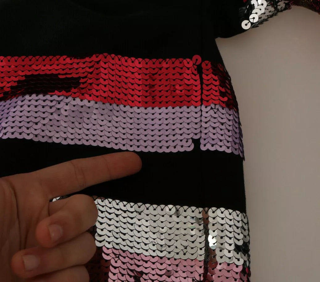 Dolce & Gabbana DG Sequined Hooded Pullover Sweater | Regal Royce