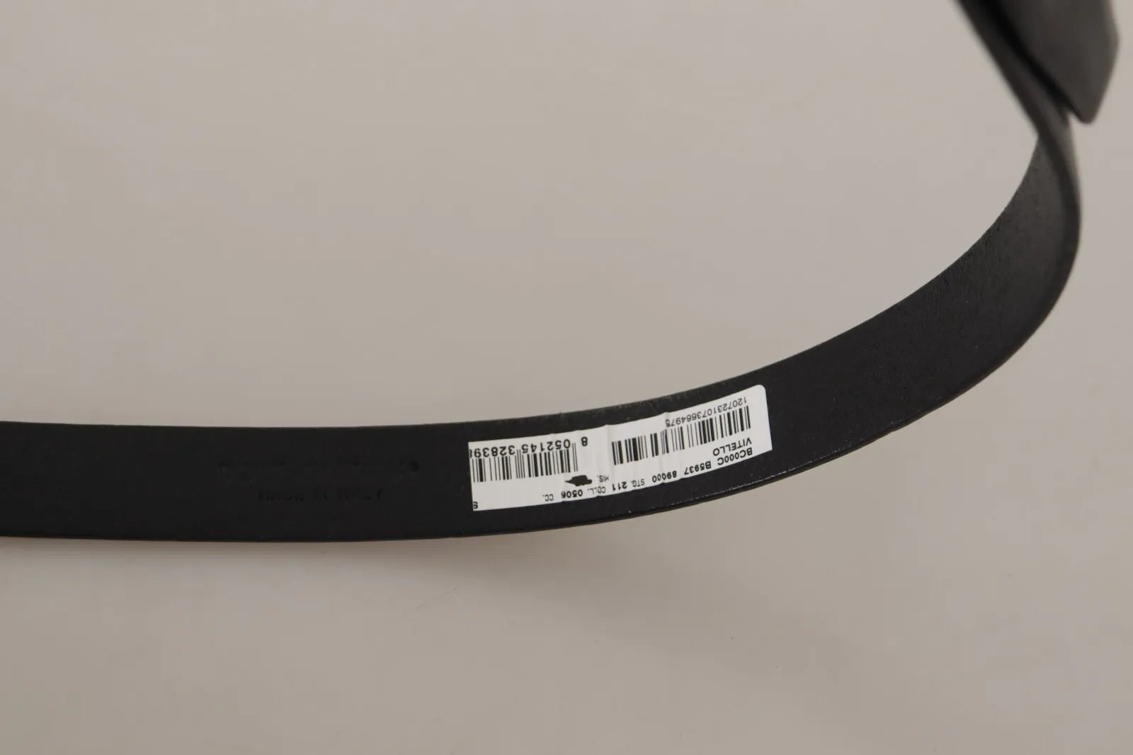 Dolce & Gabbana Black Classic Leather Silver Tone Metal Buckle Belt | Regal Royce