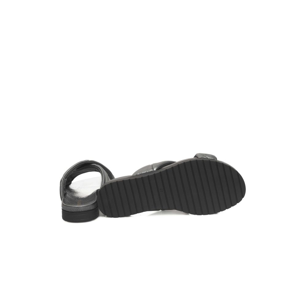 Cerruti 1881 Gray Lambskin Women Sandal | Regal Royce