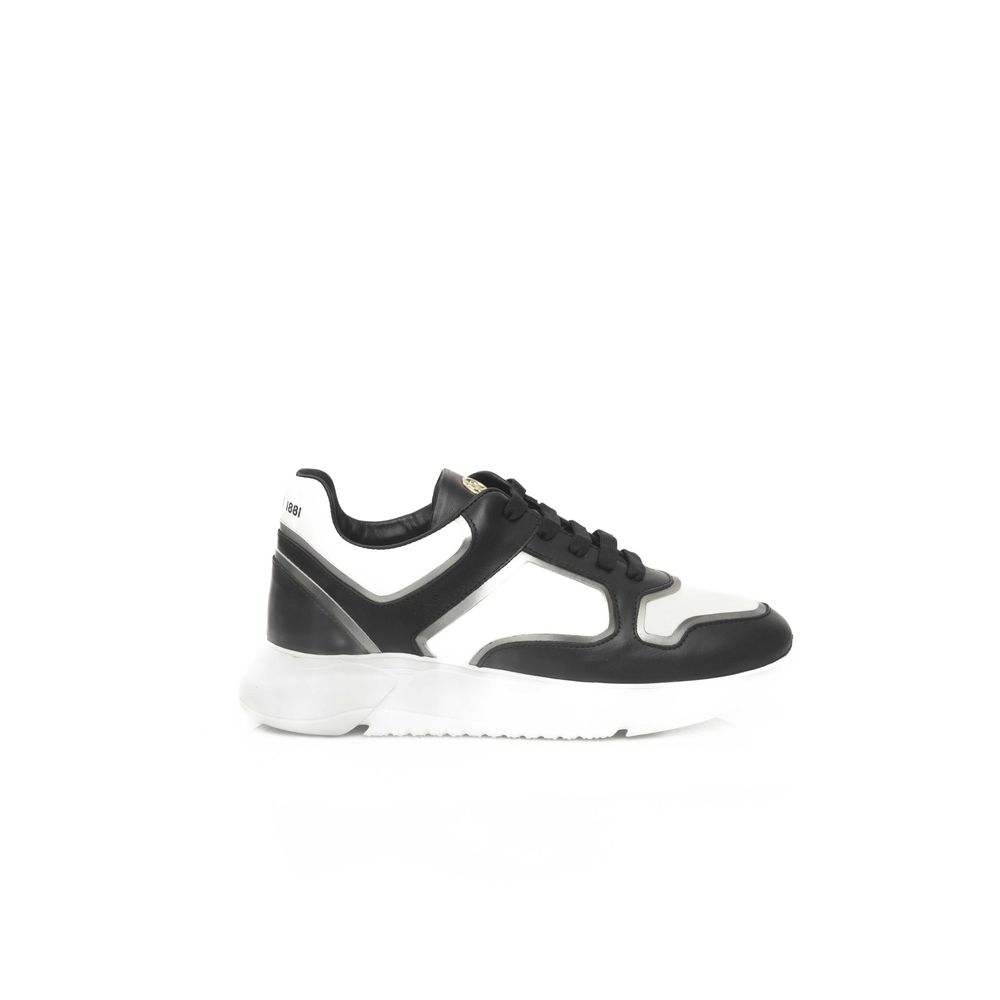 Cerruti 1881 Black Leather Women Sneaker | Regal Royce