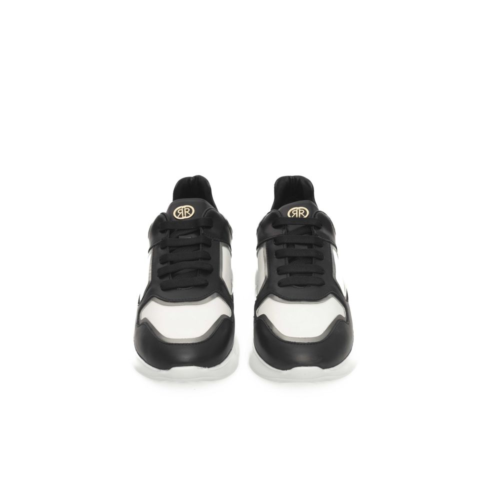 Cerruti 1881 Black Leather Women Sneaker | Regal Royce