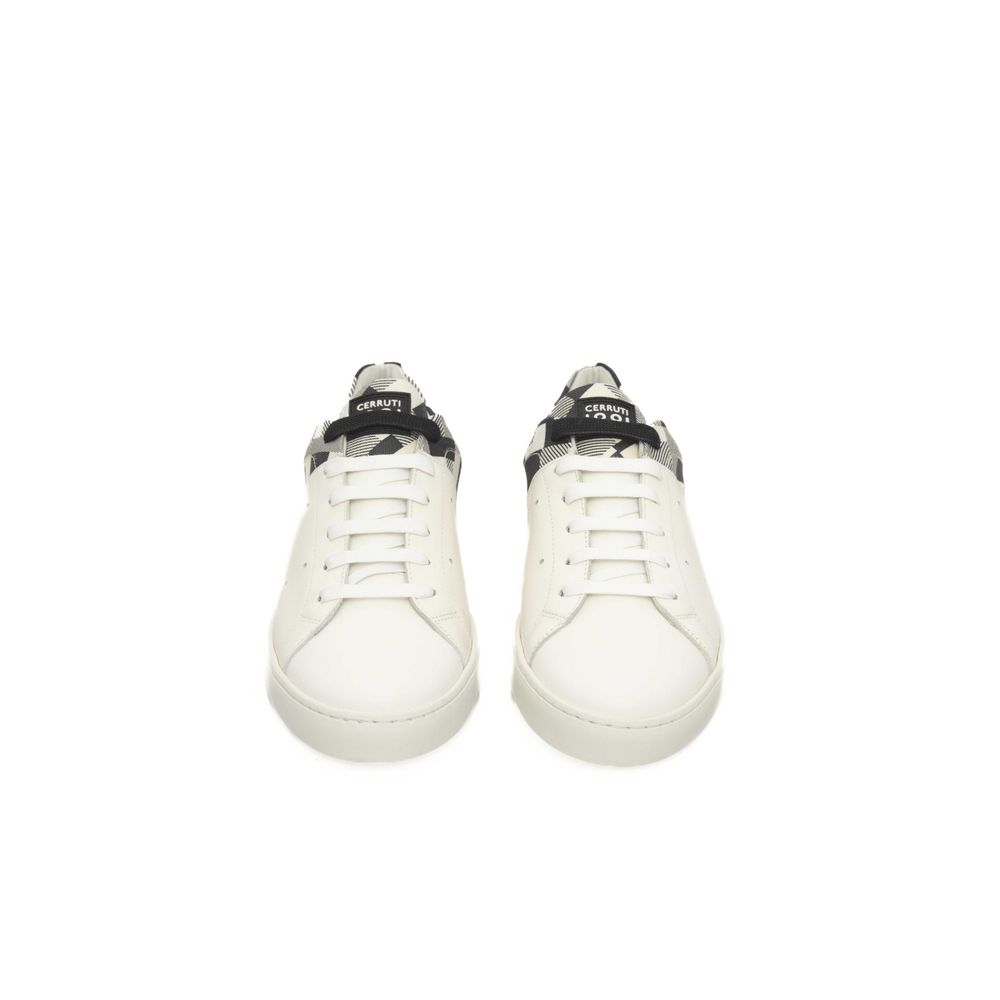 Cerruti 1881 White Calfskin Men Sneaker | Regal Royce