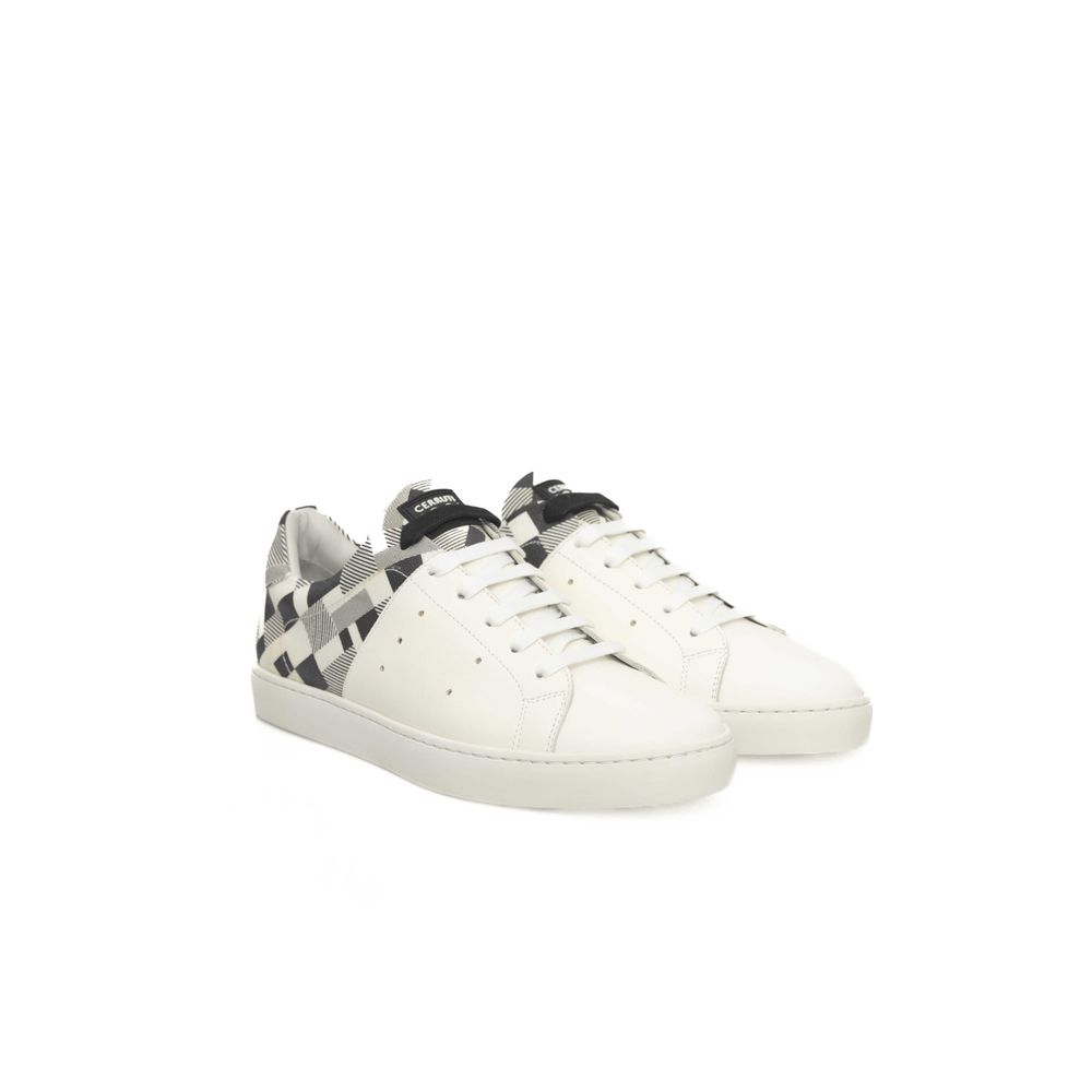 Cerruti 1881 White Calfskin Men Sneaker | Regal Royce
