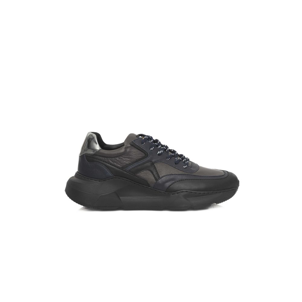 Cerruti 1881 Blue Cowhide Men Sneaker | Regal Royce