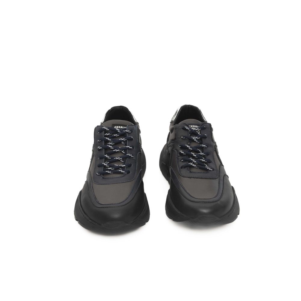 Cerruti 1881 Blue Cowhide Men Sneaker | Regal Royce