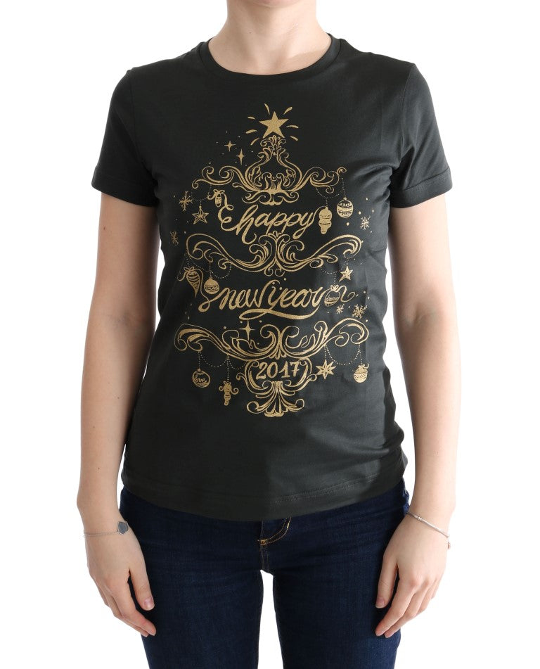 Dolce & Gabbana Green Cotton 2017 Motive T-Shirt | Regal Royce