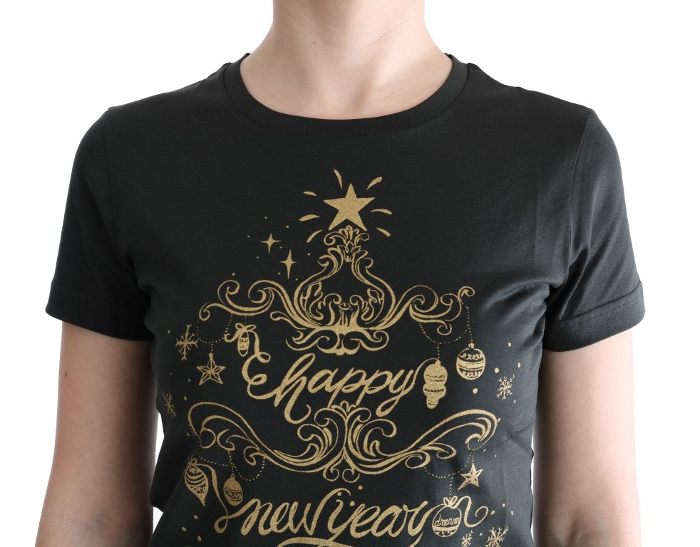 Dolce & Gabbana Green Cotton 2017 Motive T-Shirt | Regal Royce