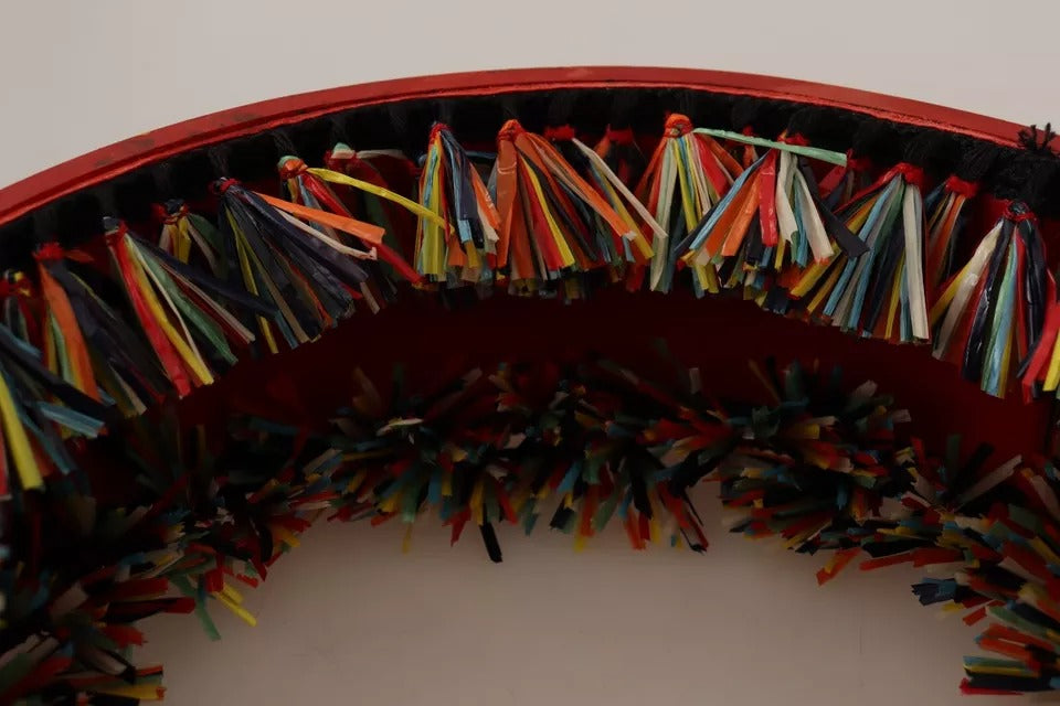 Dolce & Gabbana Multicolor Floral Wide Waist Carretto Belt | Regal Royce