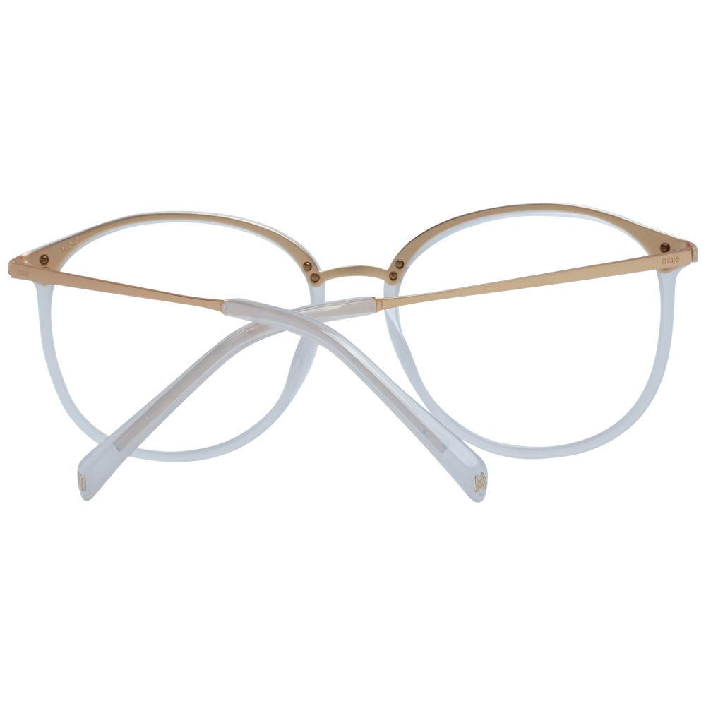 Maje White Acetate & Stainless Steel Glasses (Frames) | Regal Royce