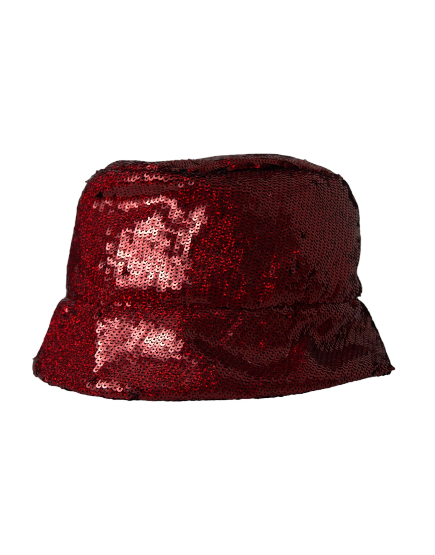 Dolce & Gabbana Red Sequined Nylon Bucket Hat Men | Regal Royce