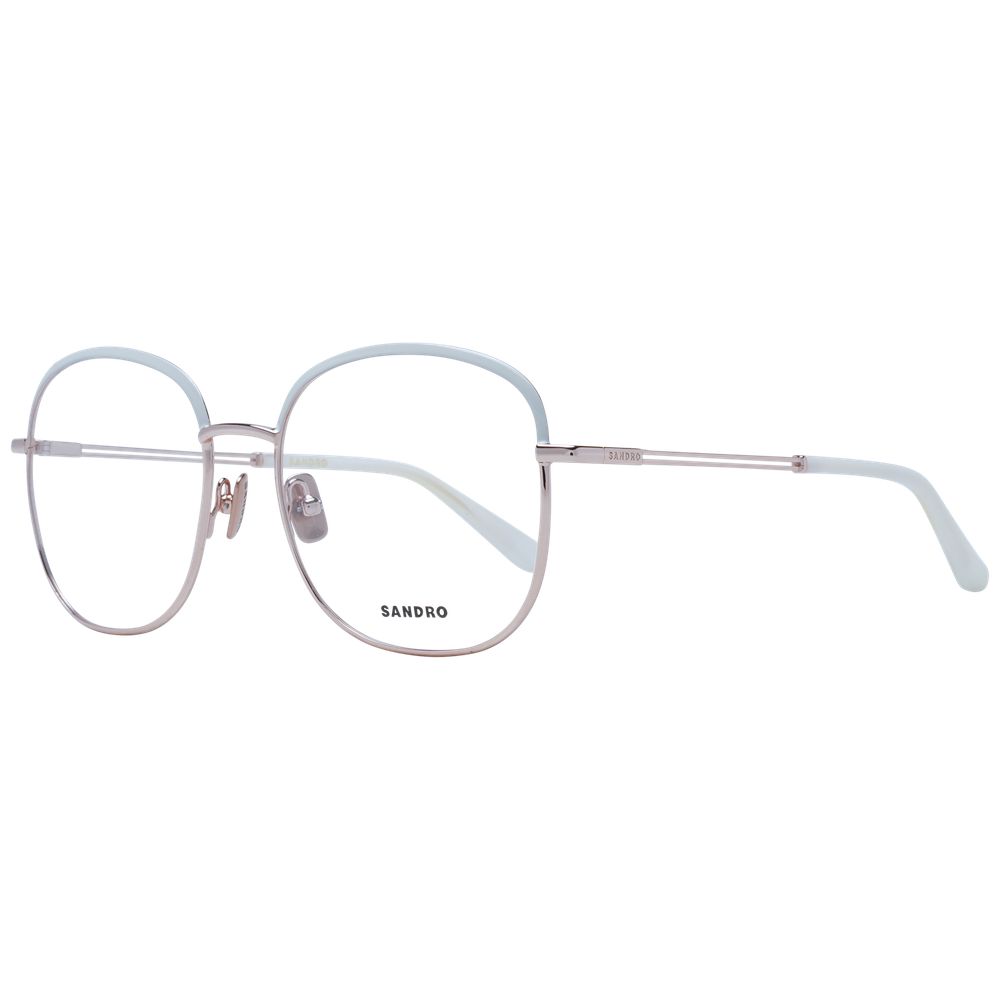 Sandro White Metal Glasses (Frames) | Regal Royce