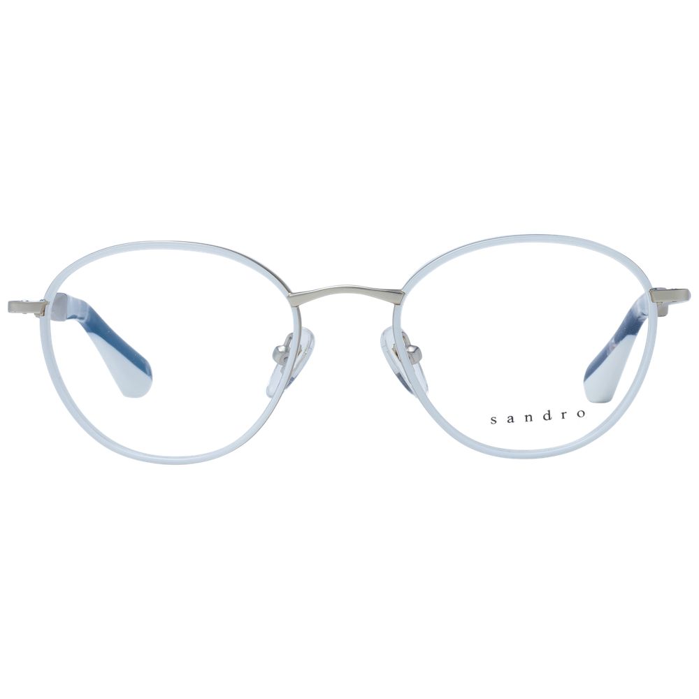 Sandro White Stainless Steel Glasses (Frames) | Regal Royce