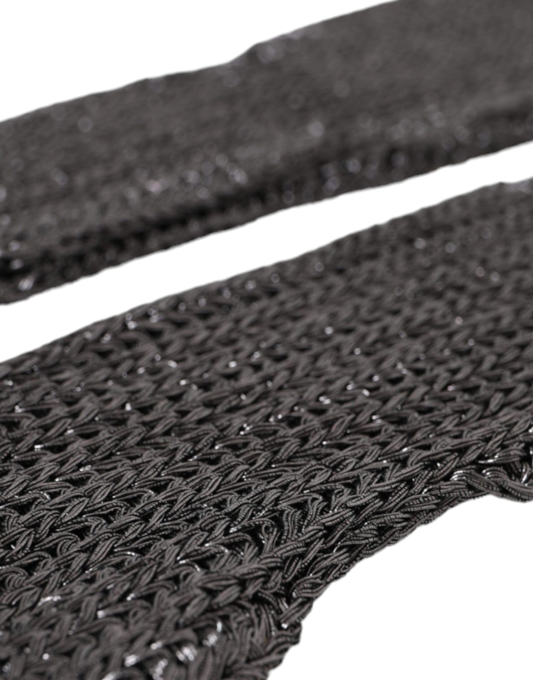 Dolce & Gabbana Gray Viscose Knitted Finger Less Gloves | Regal Royce