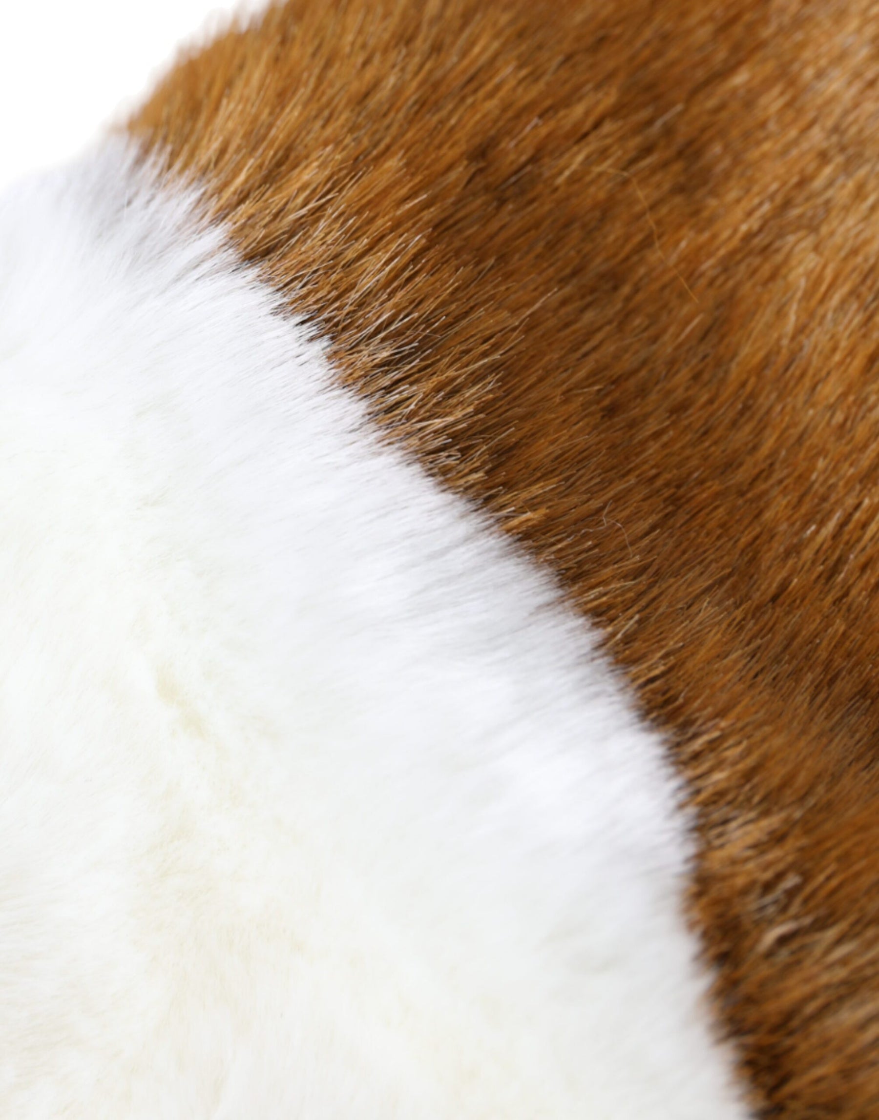 Dolce & Gabbana Brown White Acrylic Knitted Fur Mitten Gloves | Regal Royce