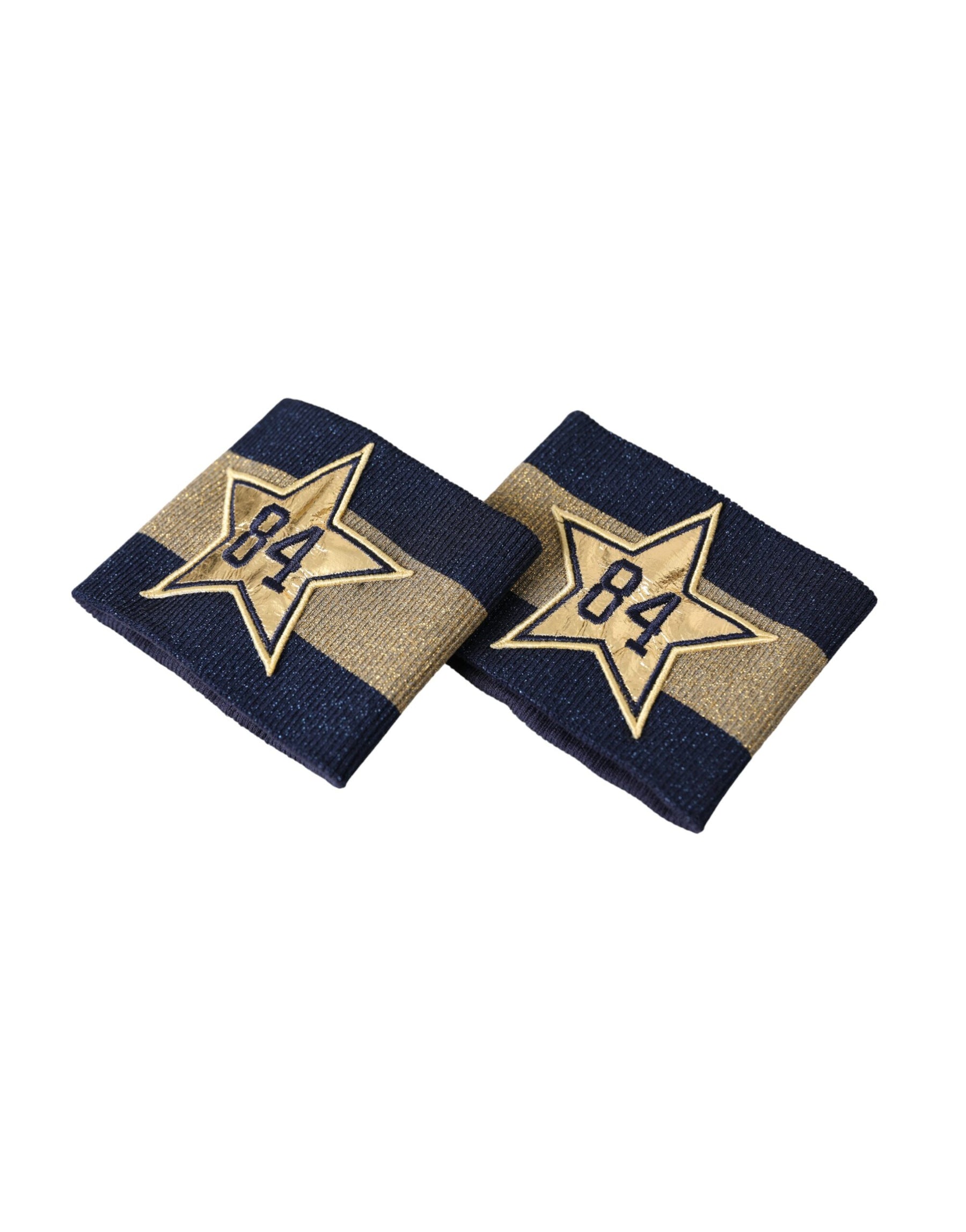 Dolce & Gabbana Black Gold Logo Star 84 Viscose Wristband | Regal Royce