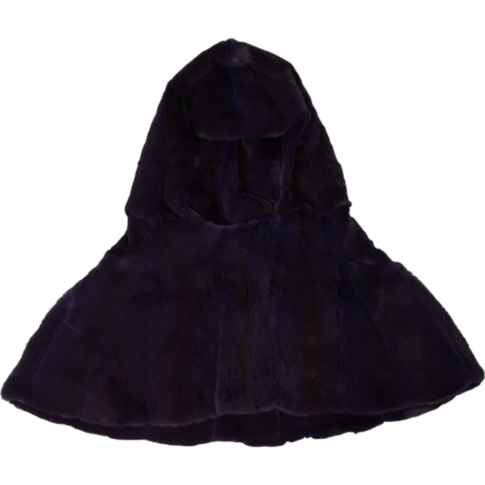 Dolce & Gabbana Black Weasel Fur Whole Head Wrap Hat | Regal Royce