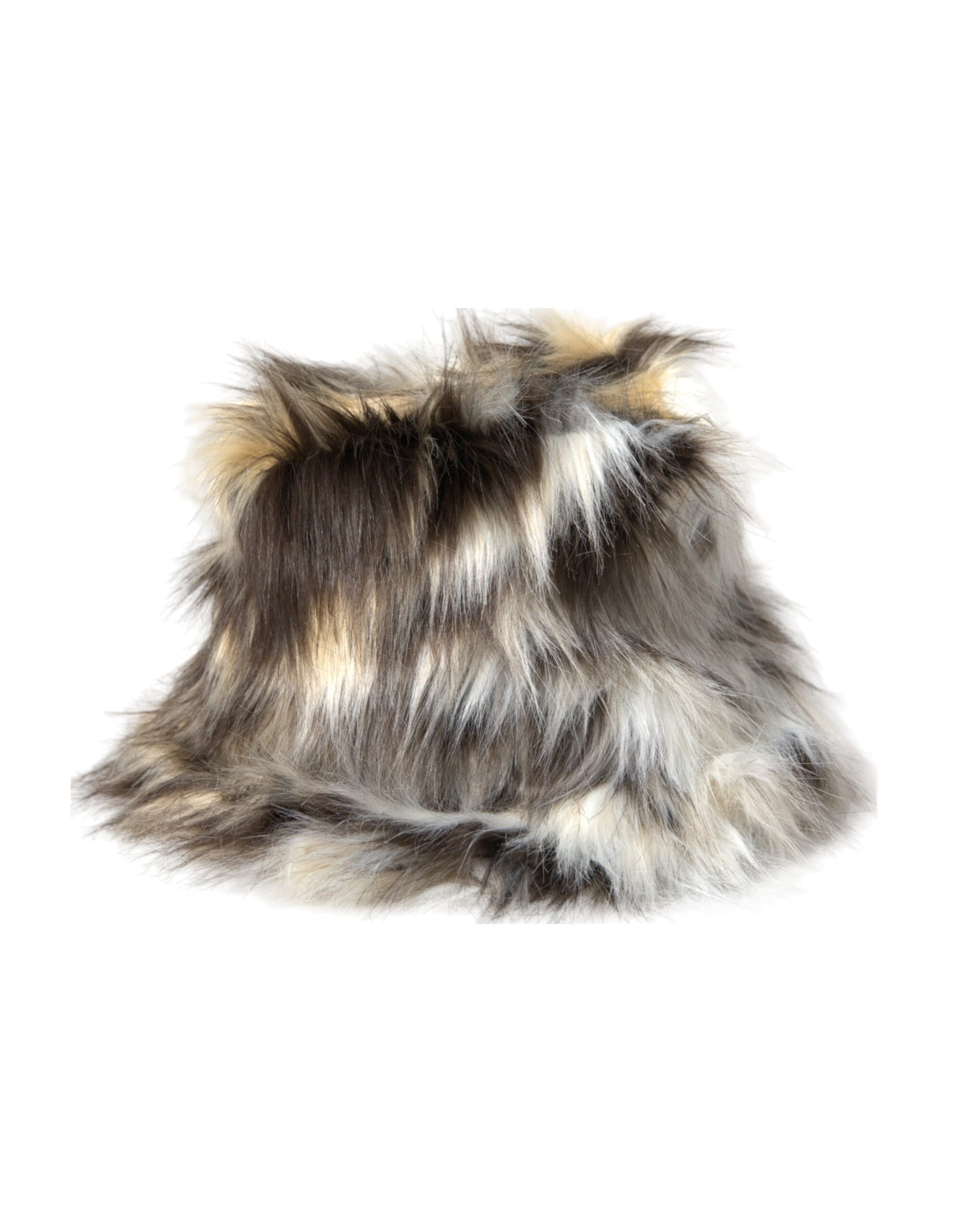 Dolce & Gabbana Multicolor Acrylic Fur Women Bucket Hat | Regal Royce