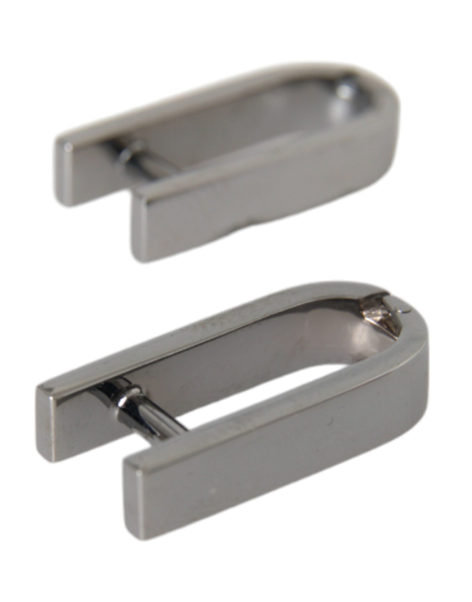 Dolce & Gabbana Silver Plated Metal Brass Pin Men Cufflinks | Regal Royce