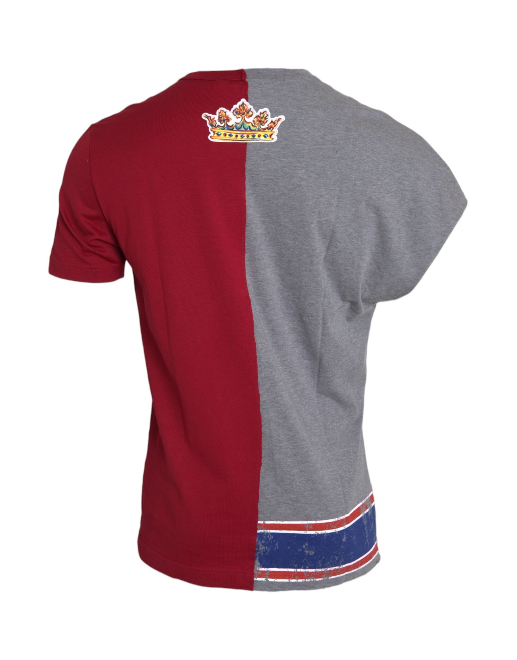 Dolce & Gabbana Multicolor Graphic Short Sleeve T-shirt | Regal Royce