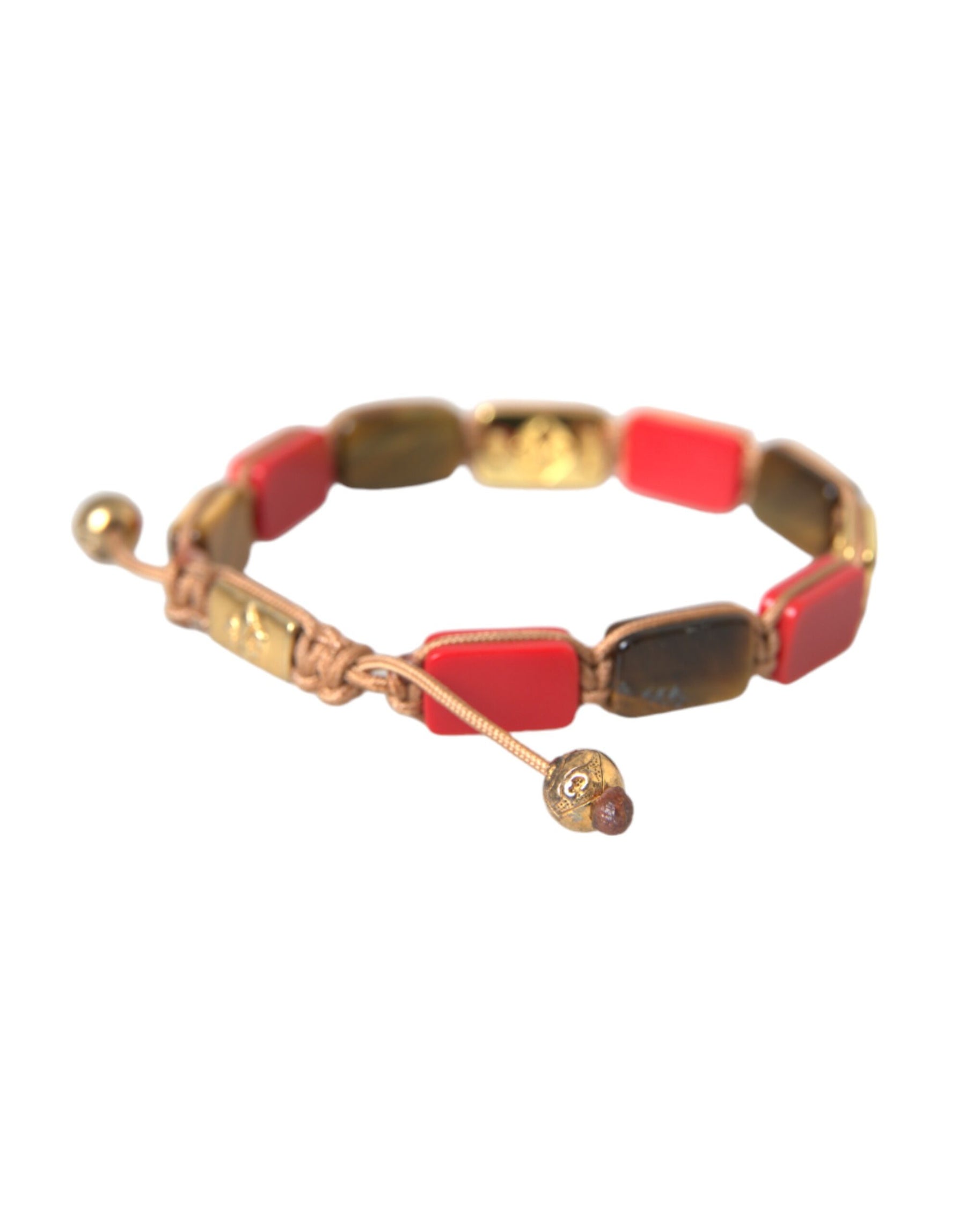 Nialaya CZ Tiger Eye Red Coral 925 Silver Men Bracelet | Regal Royce