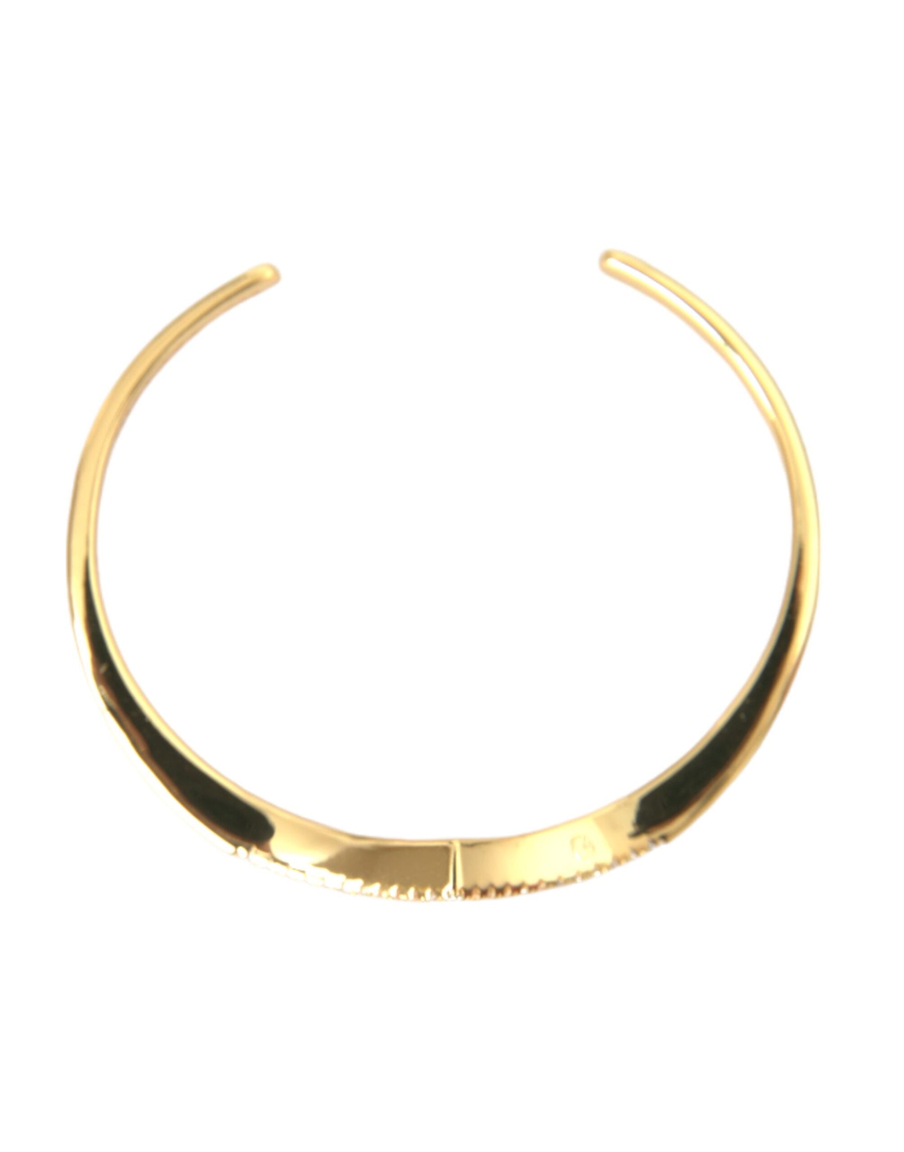 Nialaya Arched Wing Cuff Skyfall Gold CZ 925 Bracelet | Regal Royce