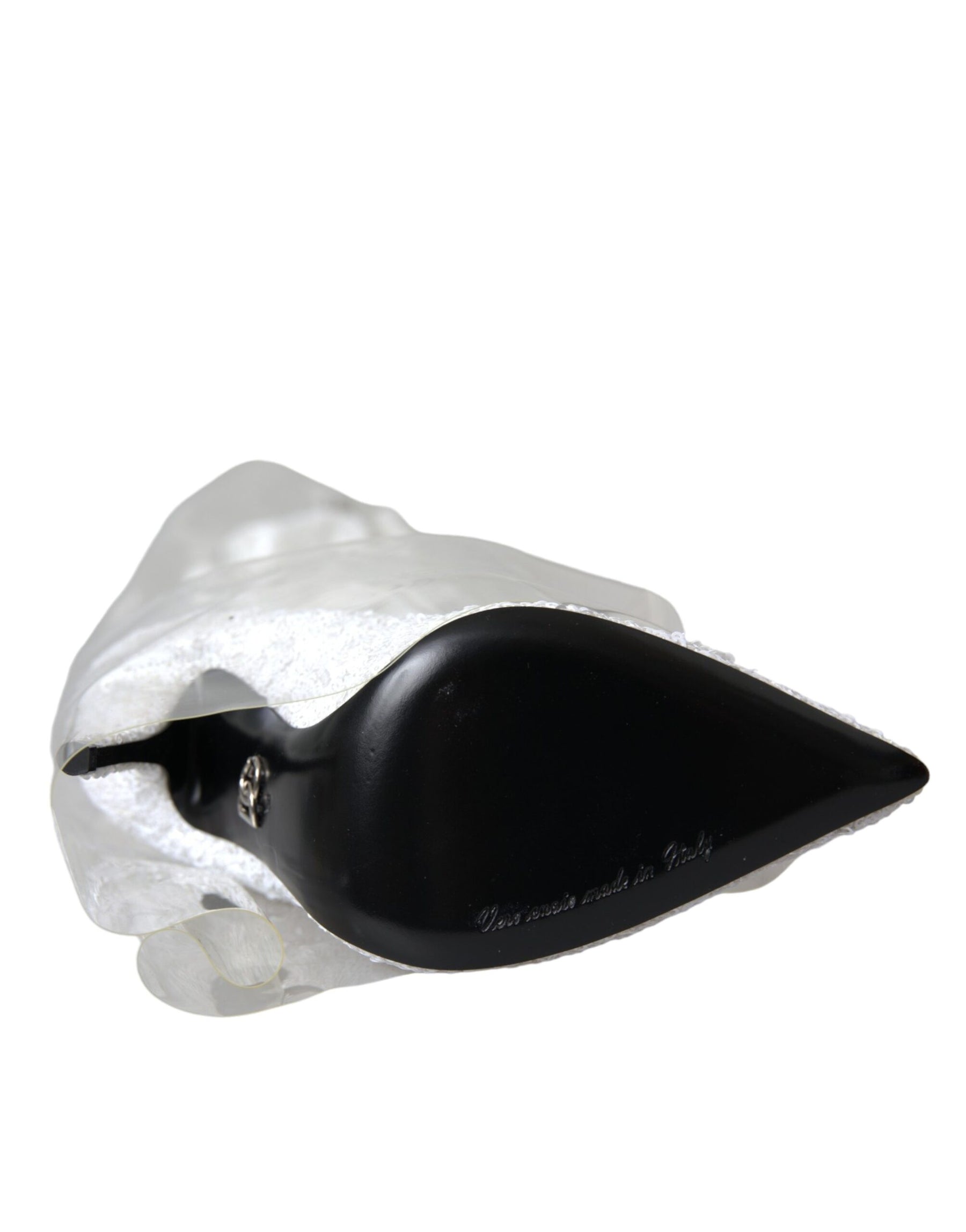 Dolce & Gabbana White Heels Stiletto Knee High Boots Shoes | Regal Royce